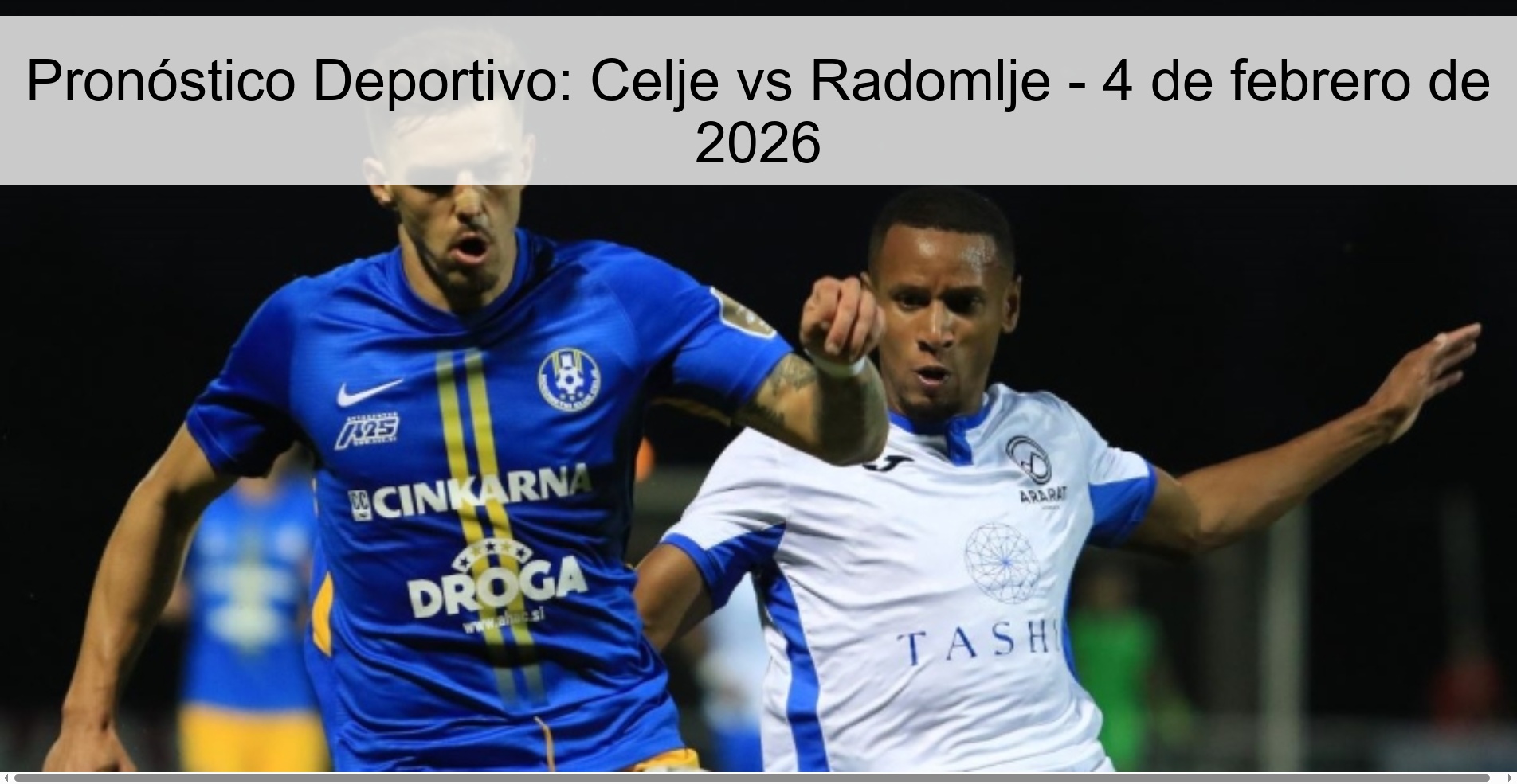Sports Prediction: Celje vs Radomlje - February 4, 2026