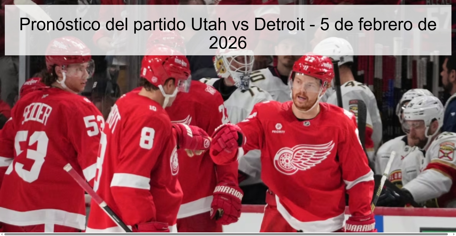 Pronóstico del partido Utah vs Detroit - 5 de febrero de 2026