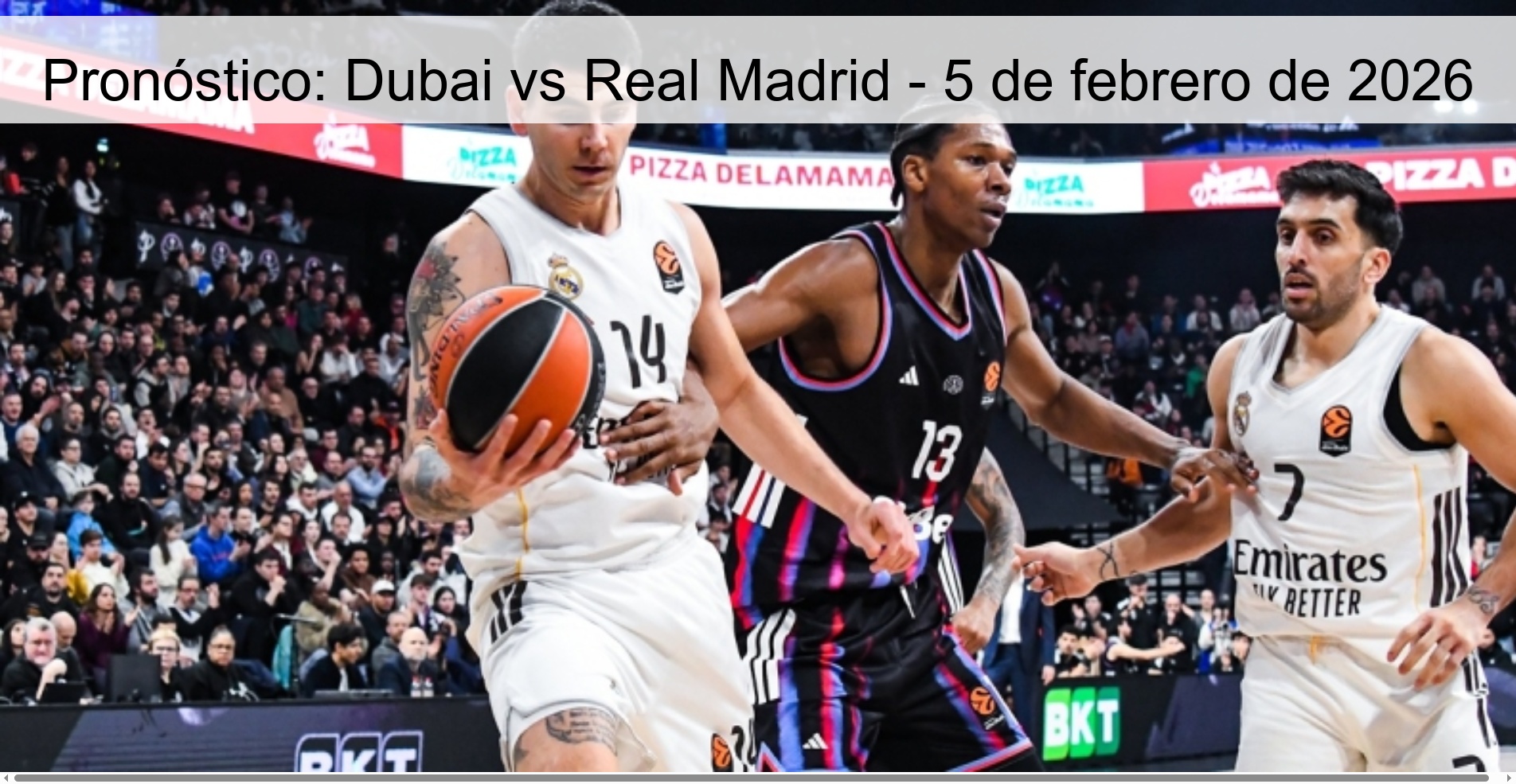 Prediction: Dubai vs Real Madrid - February 5, 2026