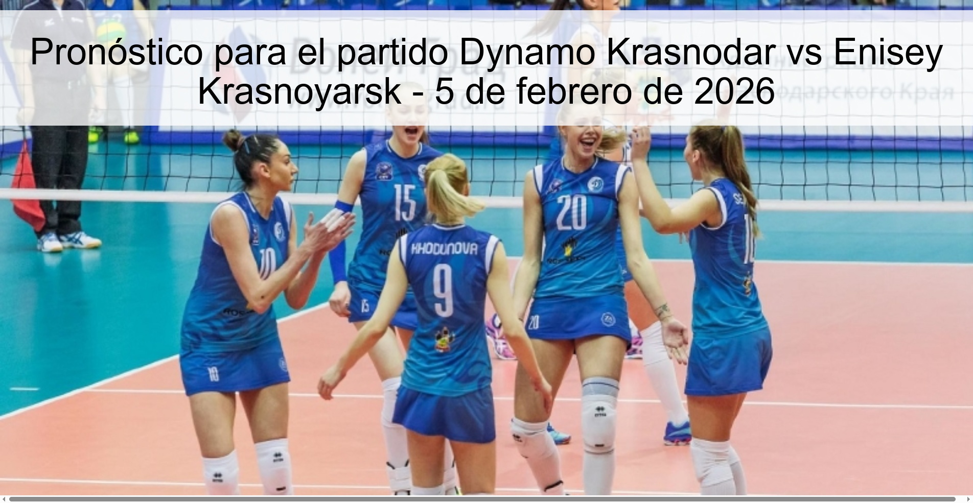 Pronóstico para el partido Dynamo Krasnodar vs Enisey Krasnoyarsk - 5 de febrero de 2026