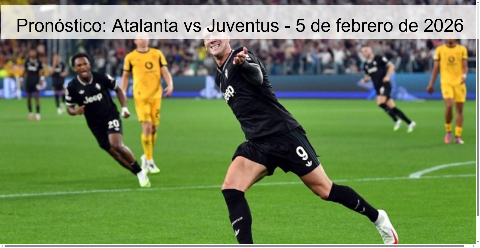 Prediction: Atalanta vs Juventus – February 5, 2026