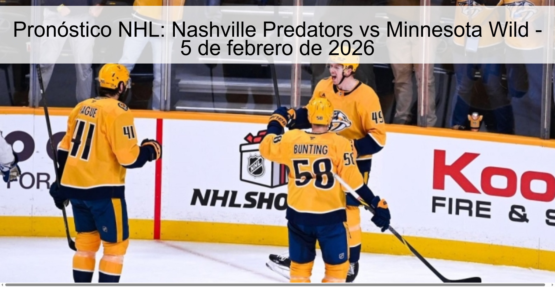 NHL Prediction: Nashville Predators vs Minnesota Wild – February 5, 2026