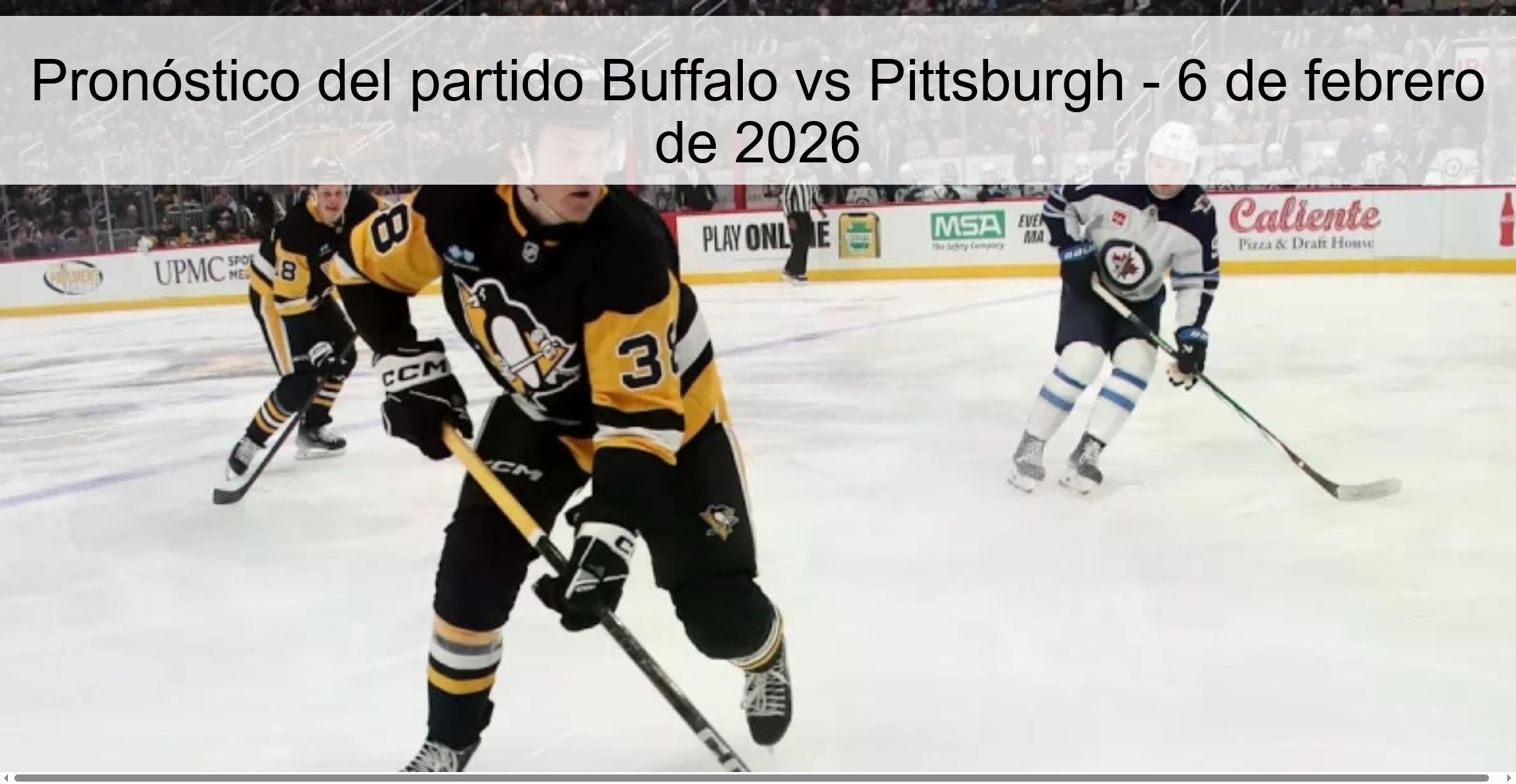 Buffalo vs Pittsburgh Prediction – February 6, 2026