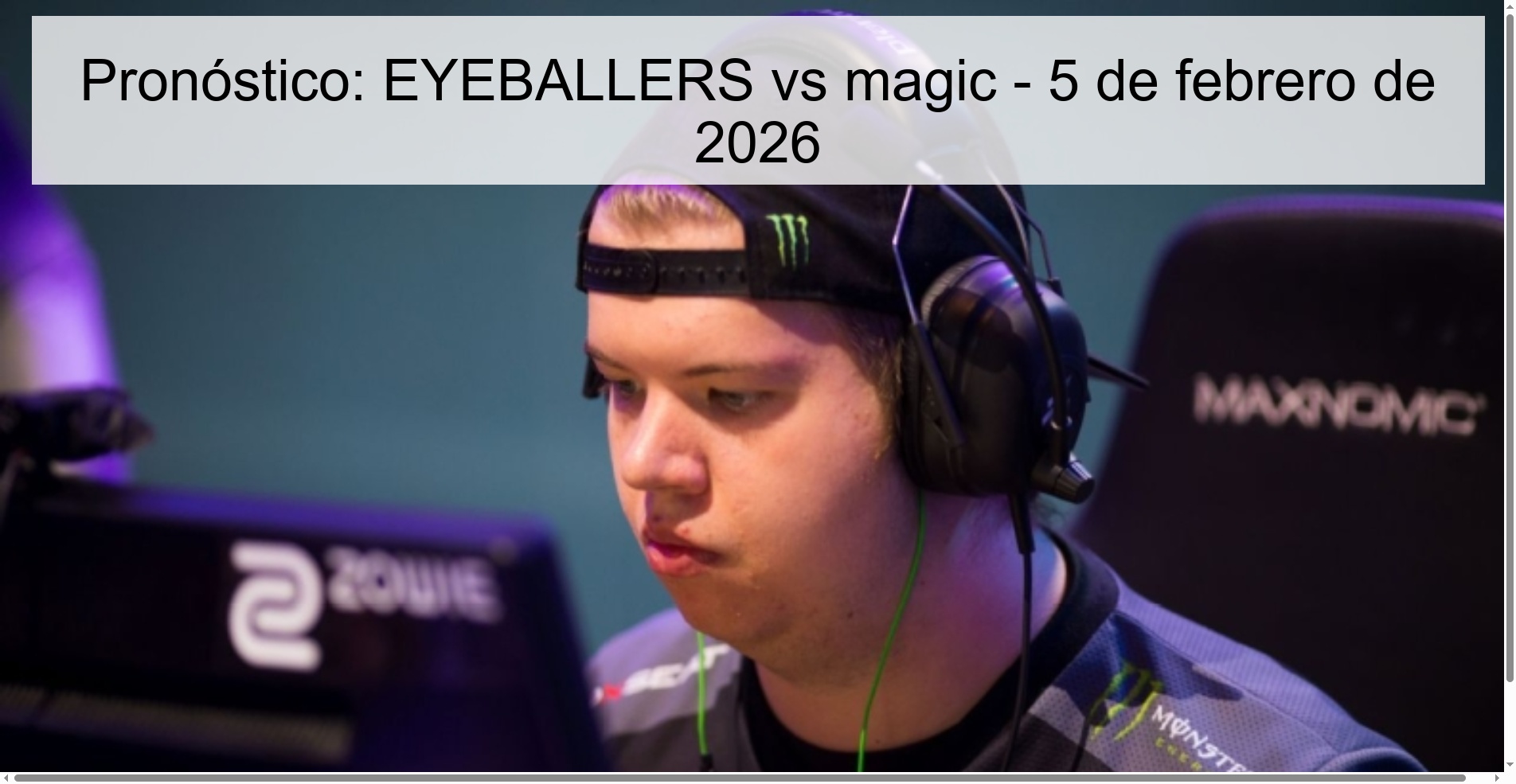 Prediction: EYEBALLERS vs magic - February 5, 2026
