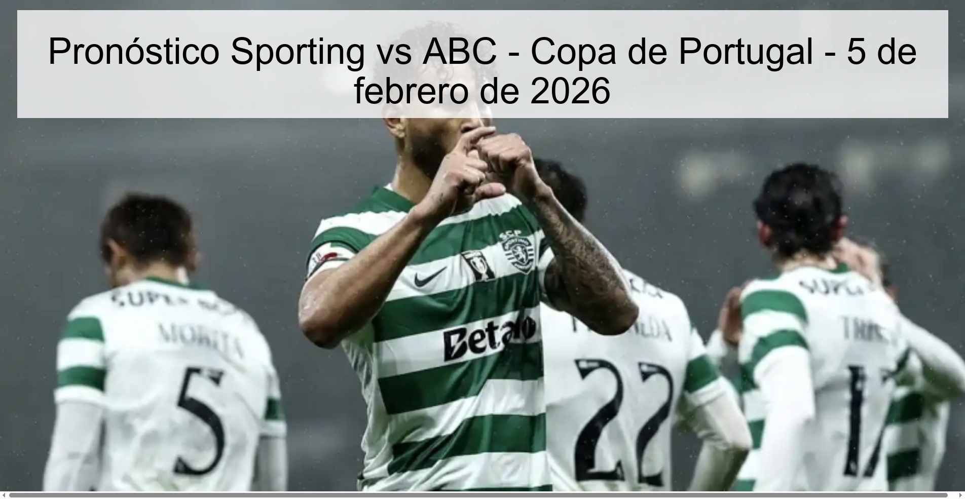 Sporting vs ABC Prediction - Portuguese Cup - February 5, 2026