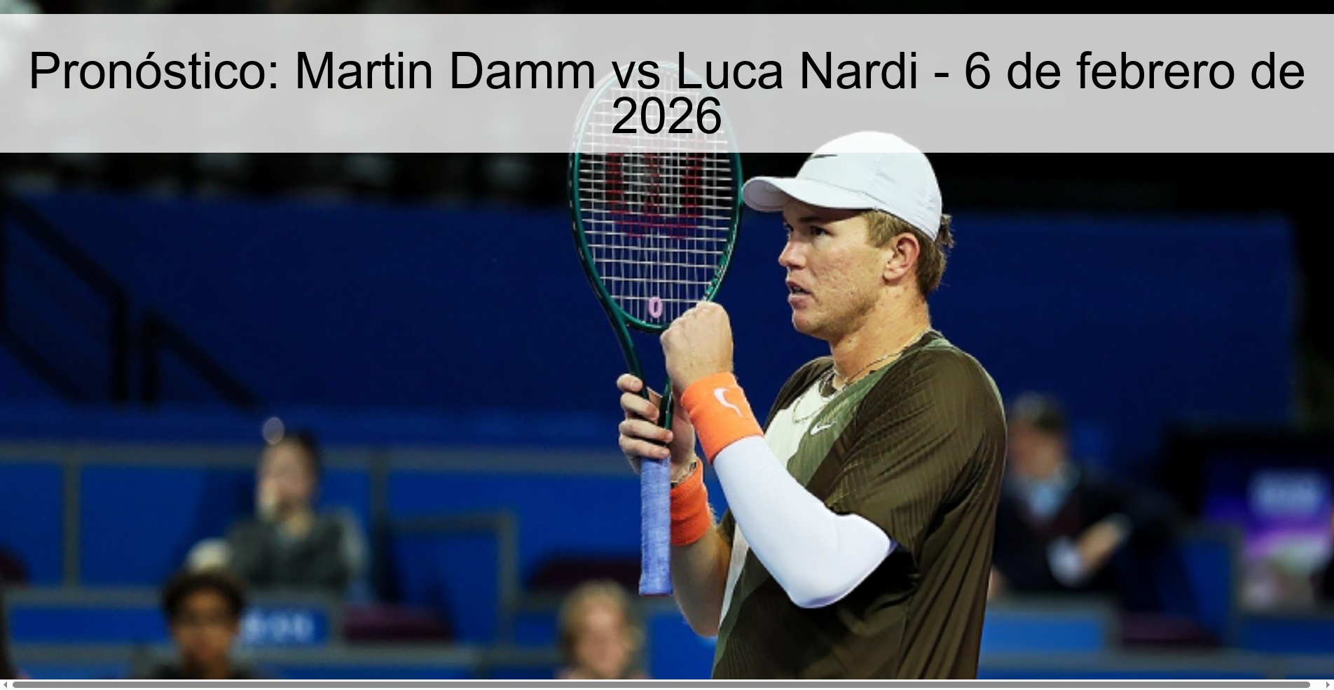 Prediction: Martin Damm vs Luca Nardi – February 6, 2026