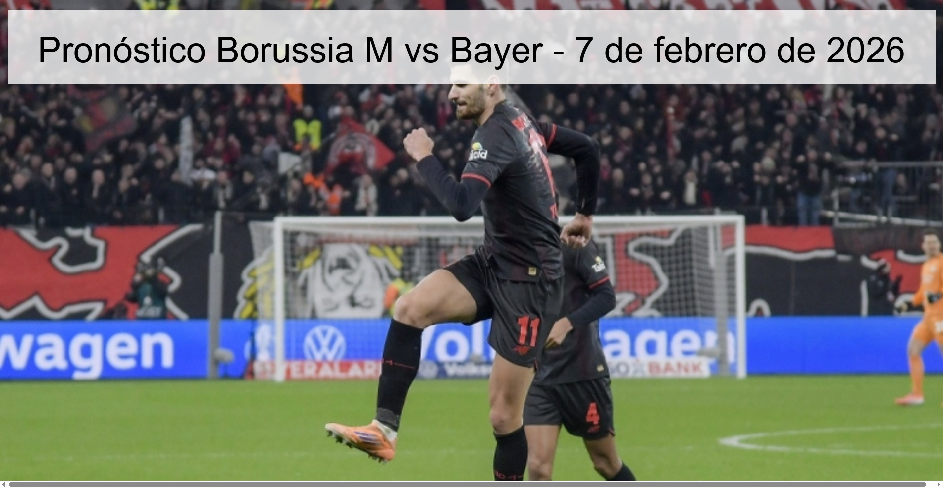 Pronóstico Borussia M vs Bayer - 7 de febrero de 2026