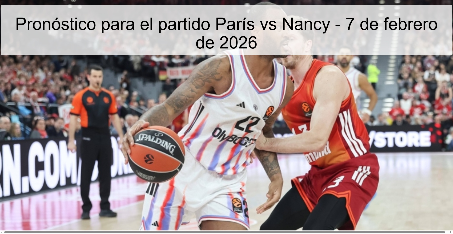 Prediction for the match Paris vs Nancy - February 7, 2026