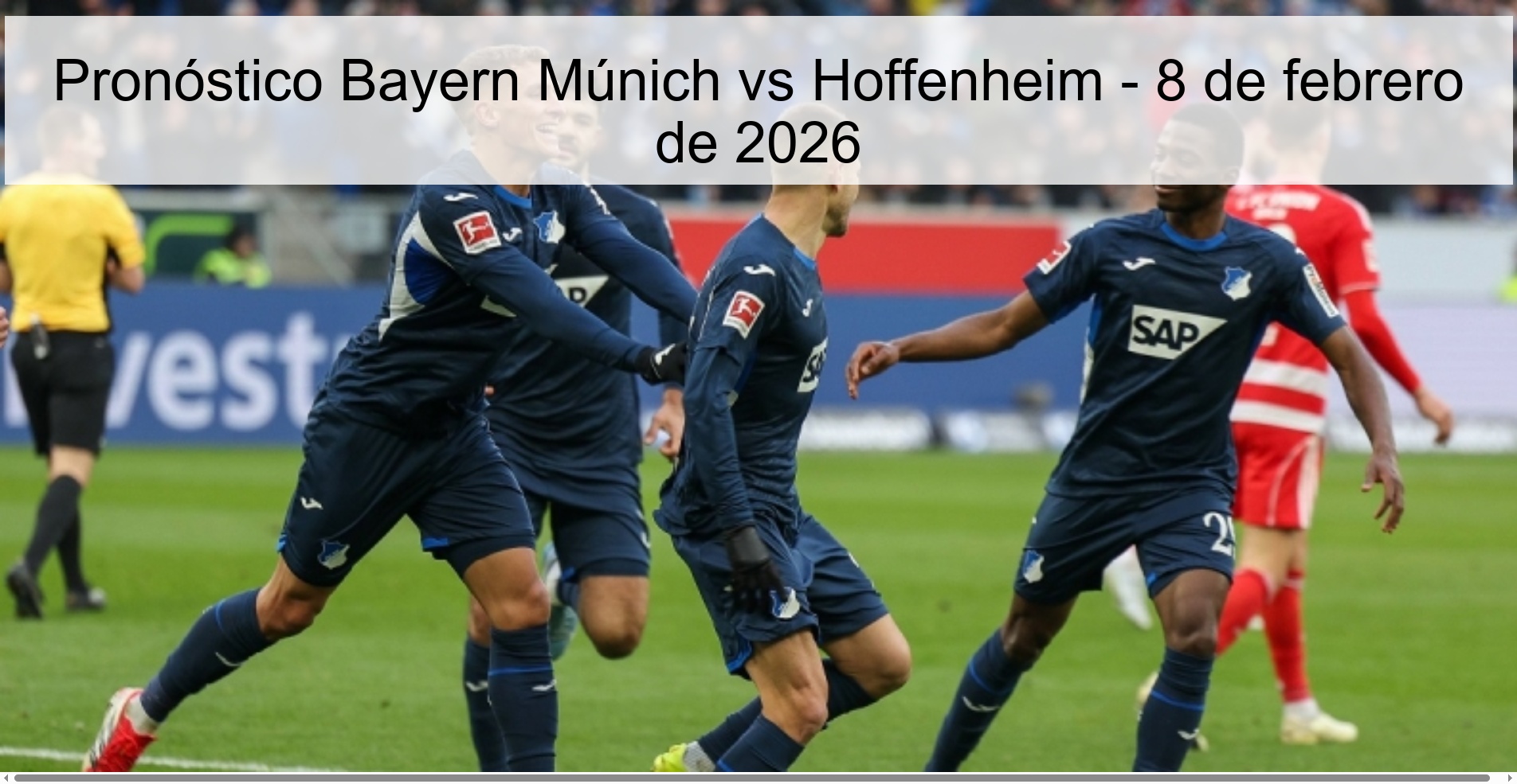 Bayern Munich vs Hoffenheim Prediction – February 8, 2026