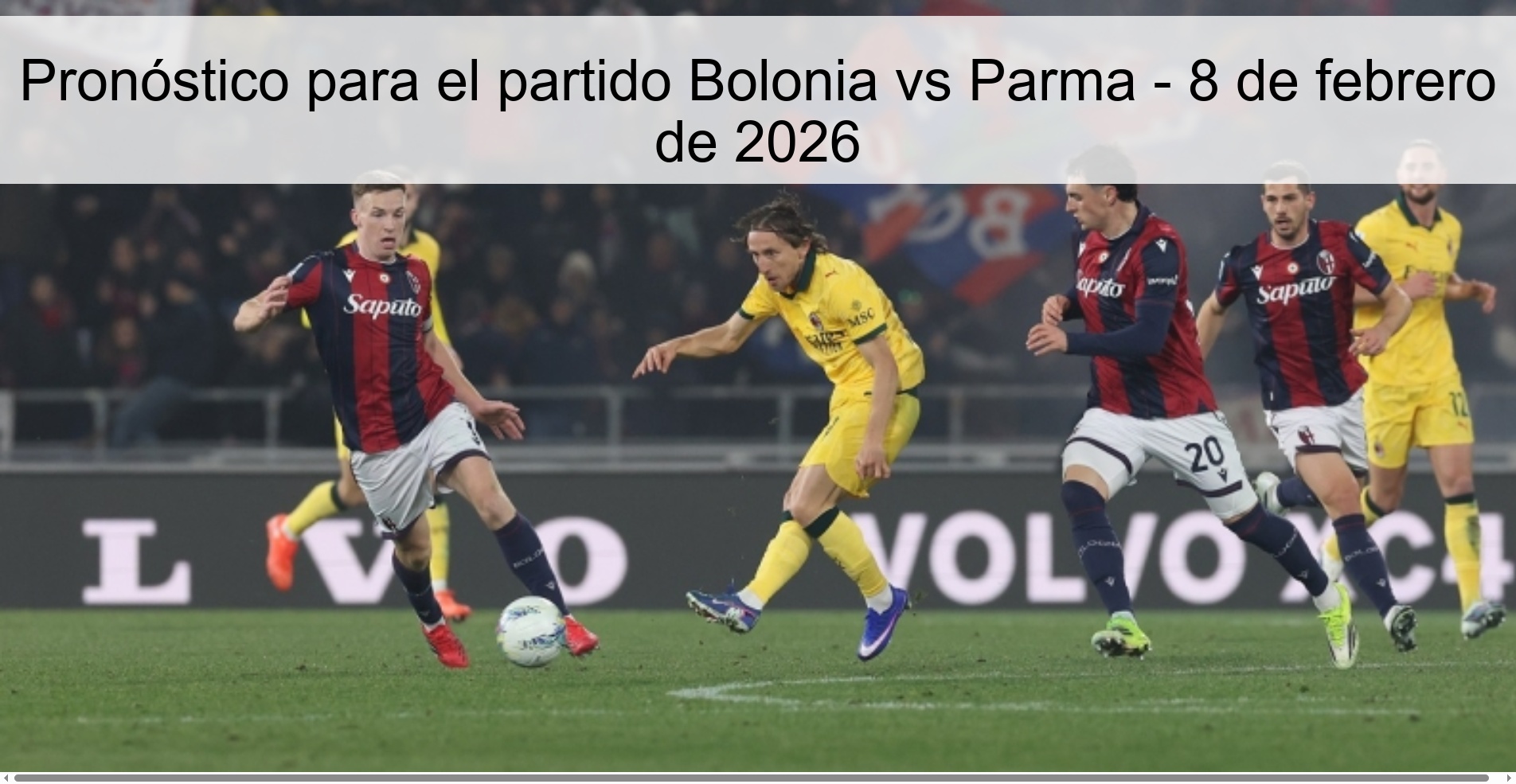 Pronóstico para el partido Bolonia vs Parma - 8 de febrero de 2026