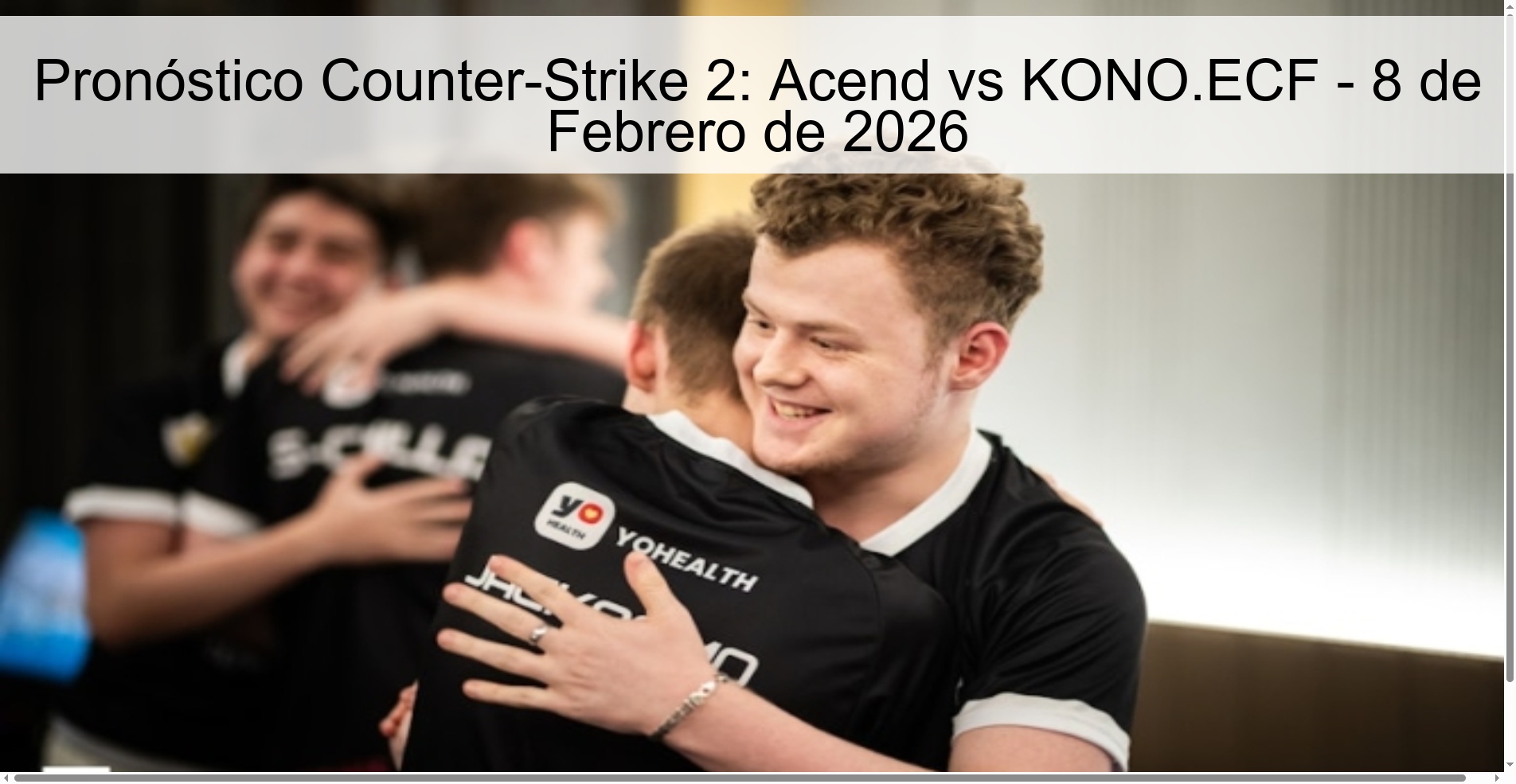Counter-Strike 2 Prediction: Acend vs KONO.ECF - February 8, 2026