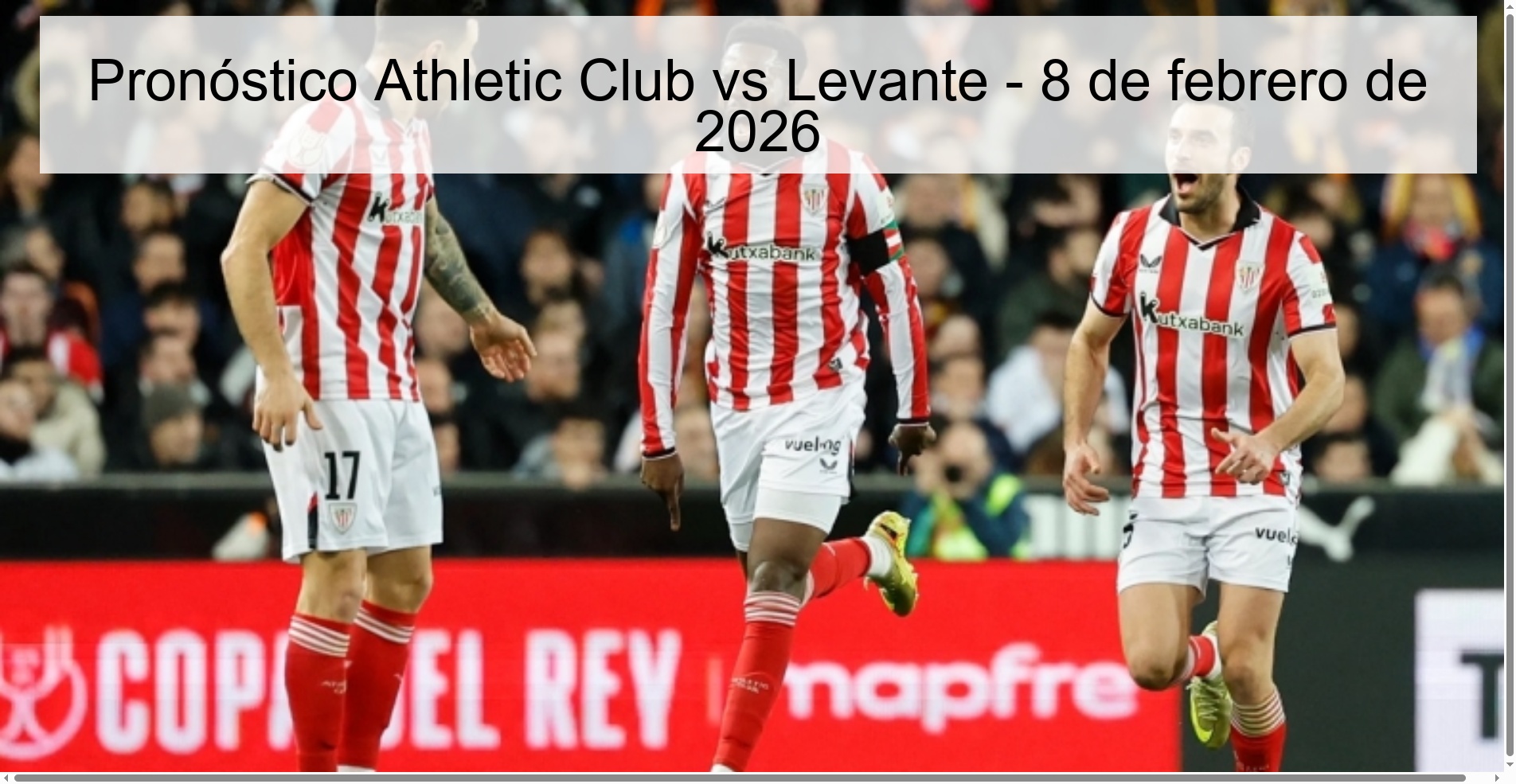 Athletic Club vs Levante Prediction - February 8, 2026