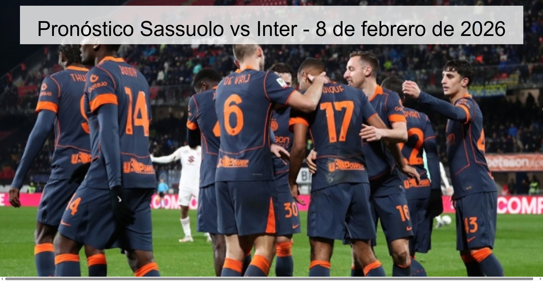 Sassuolo vs Inter Prediction – February 8, 2026