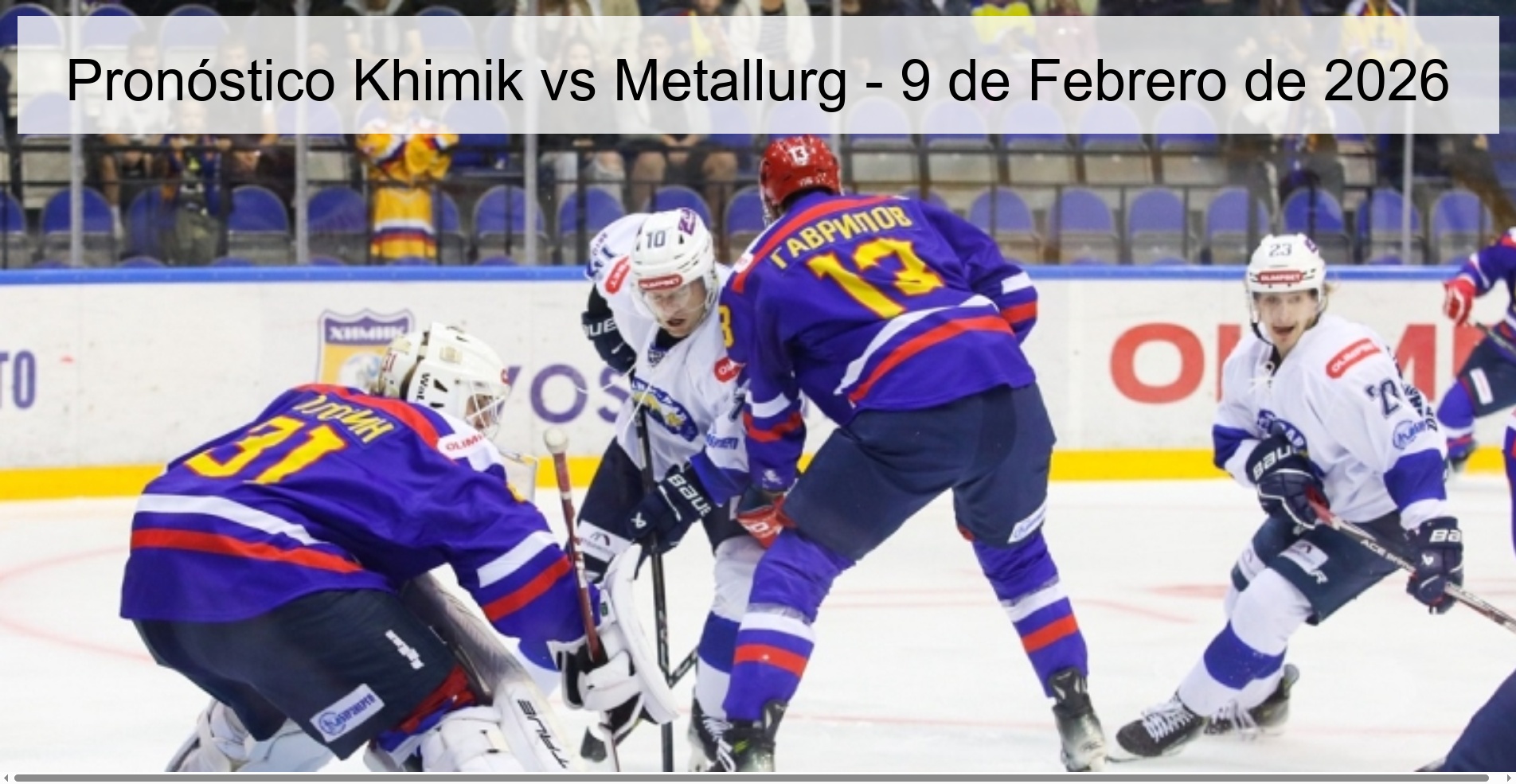 Khimik vs Metallurg Prediction - February 9, 2026