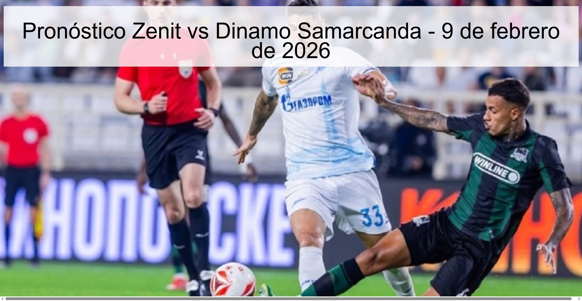 Zenit vs Dinamo Samarkand Prediction – February 9, 2026