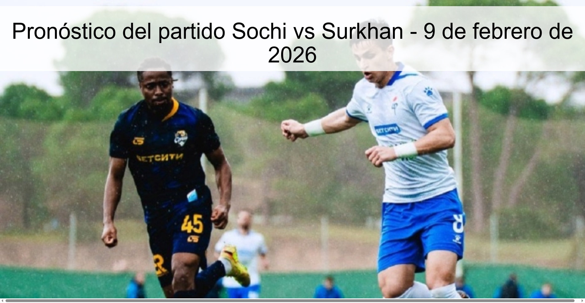 Sochi vs Surkhan Prediction – February 9, 2026