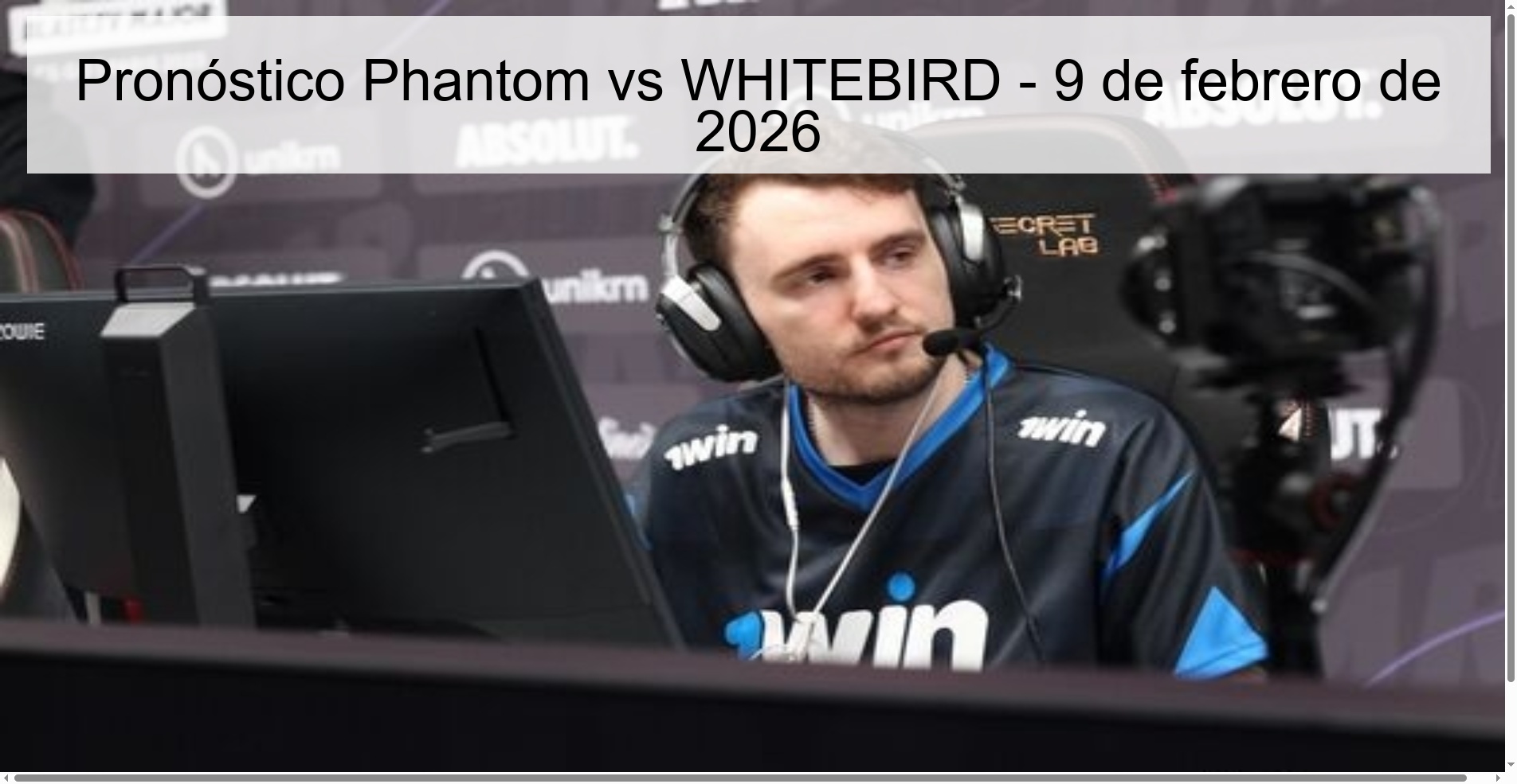 Phantom vs WHITEBIRD Prediction – February 9, 2026