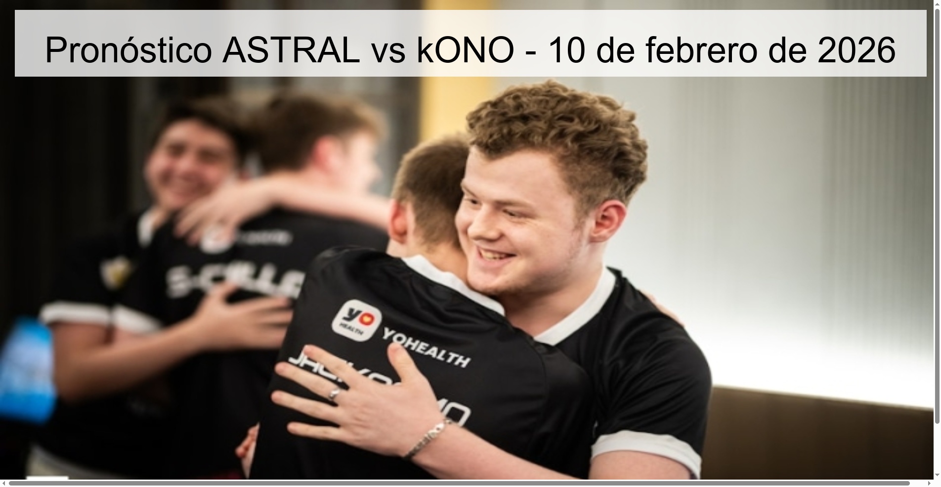 ASTRAL vs koNO Prediction – February 10, 2026 ASTRAL vs koNO Prediction – February 10, 2026