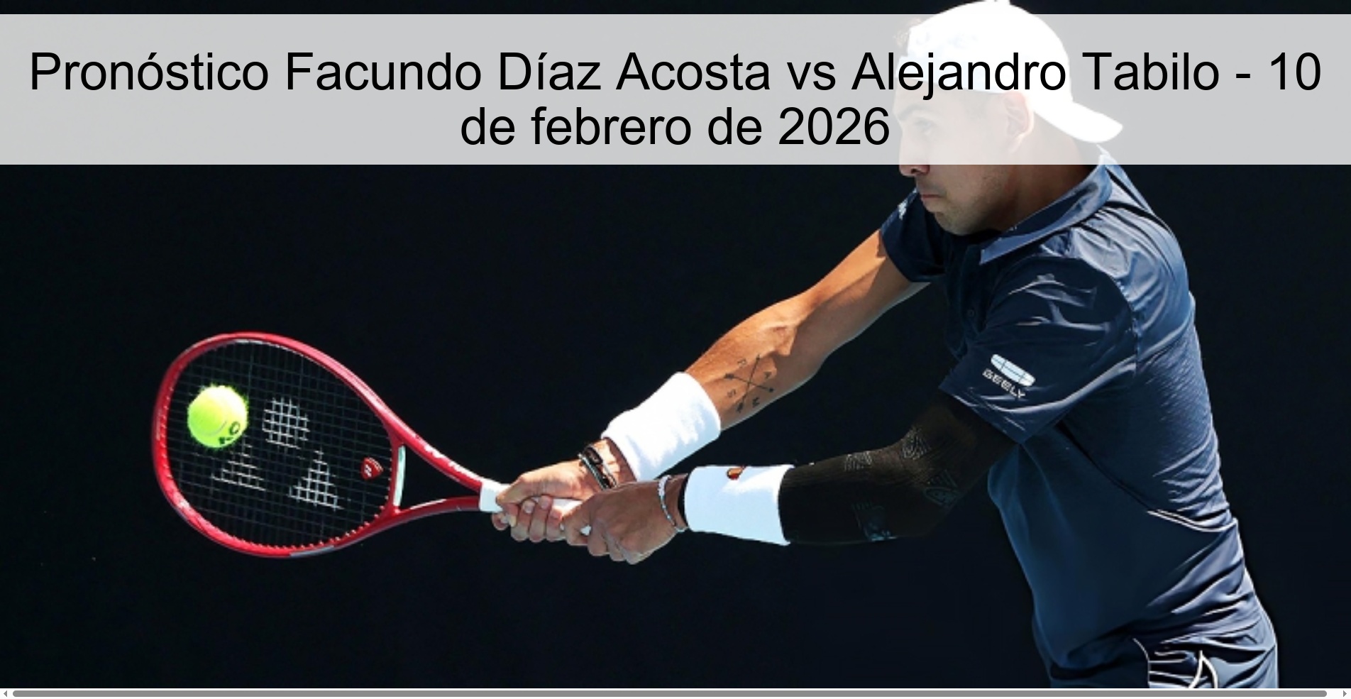 Facundo Díaz Acosta vs Alejandro Tabilo Prediction - February 10, 2026