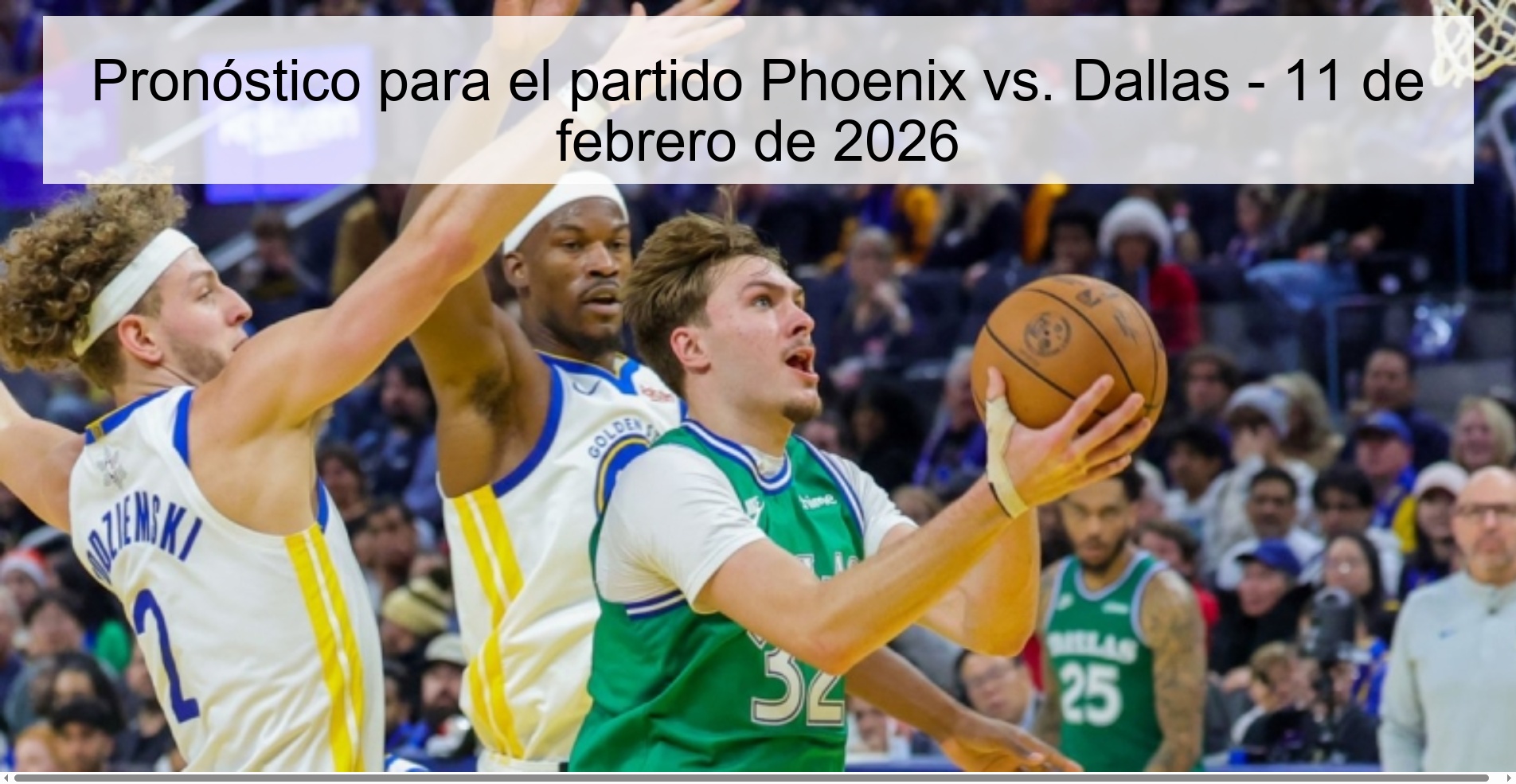 Prediction for the match Phoenix vs. Dallas - February 11, 2026