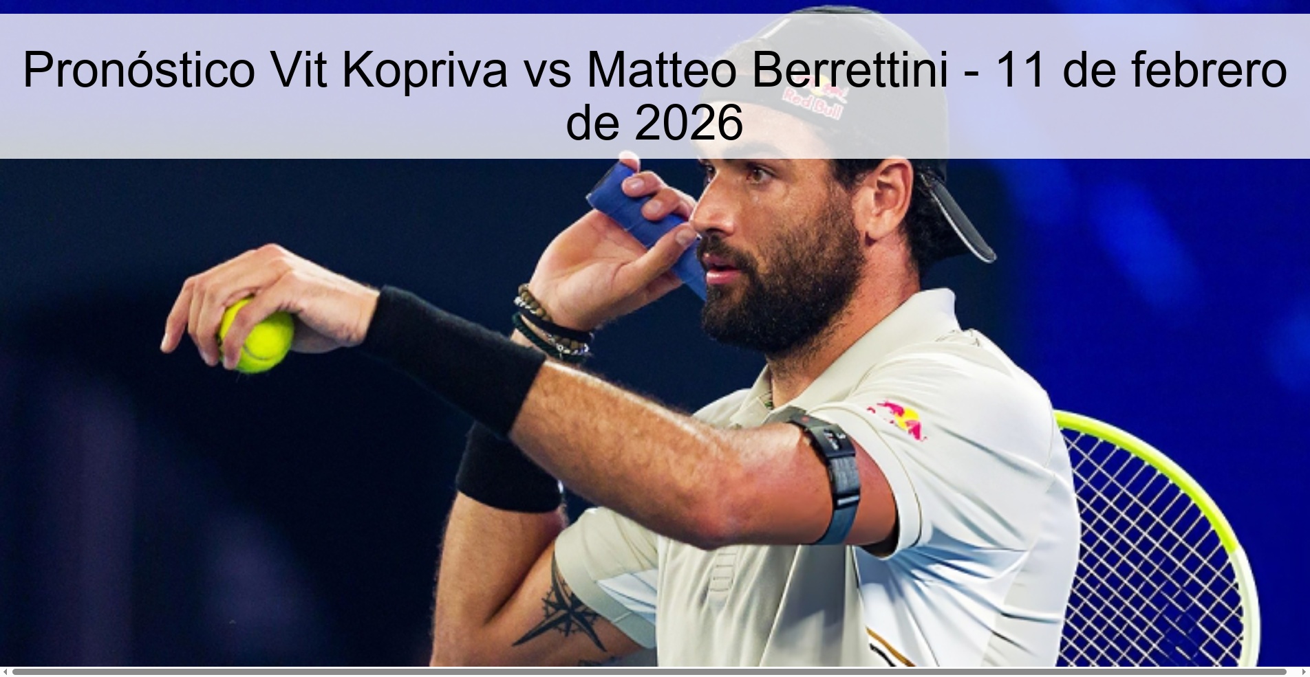 Vit Kopriva vs Matteo Berrettini Prediction – February 11, 2026