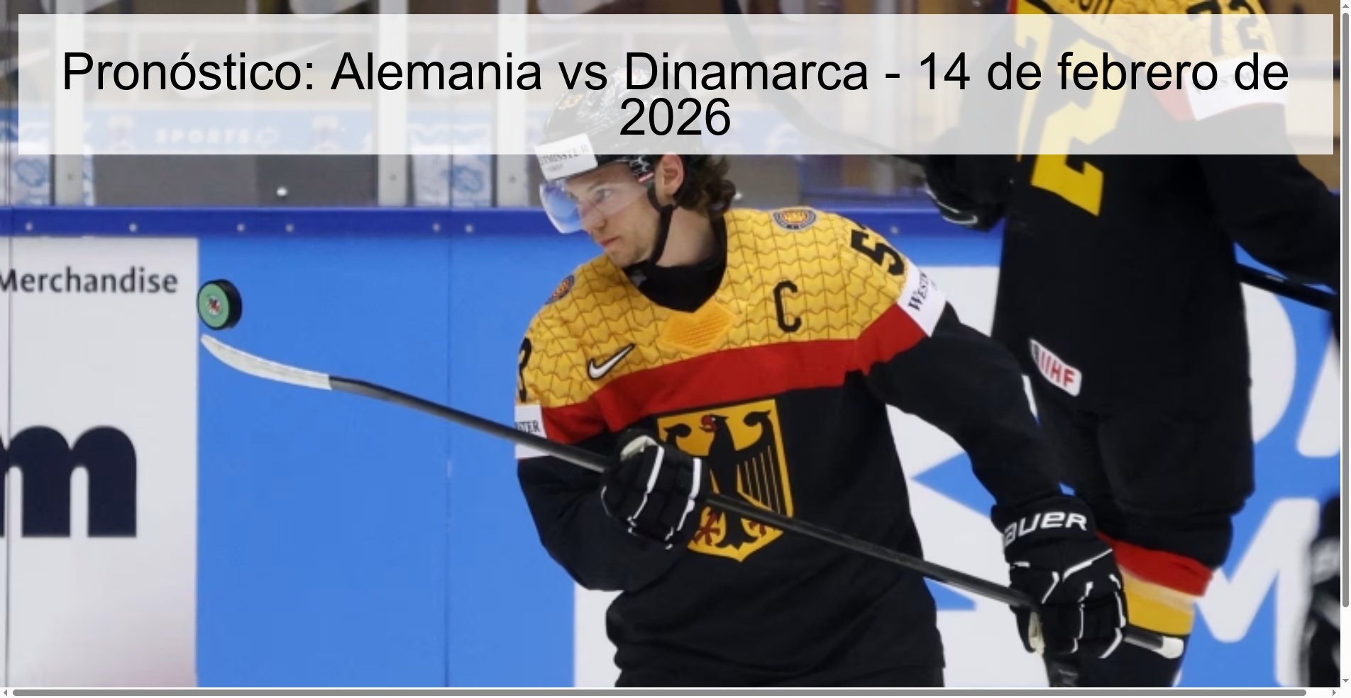 Prediction: Germany vs Denmark - February 14, 2026