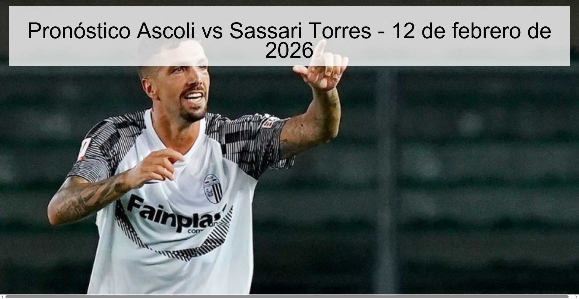 Ascoli vs Sassari Torres Prediction – February 12, 2026