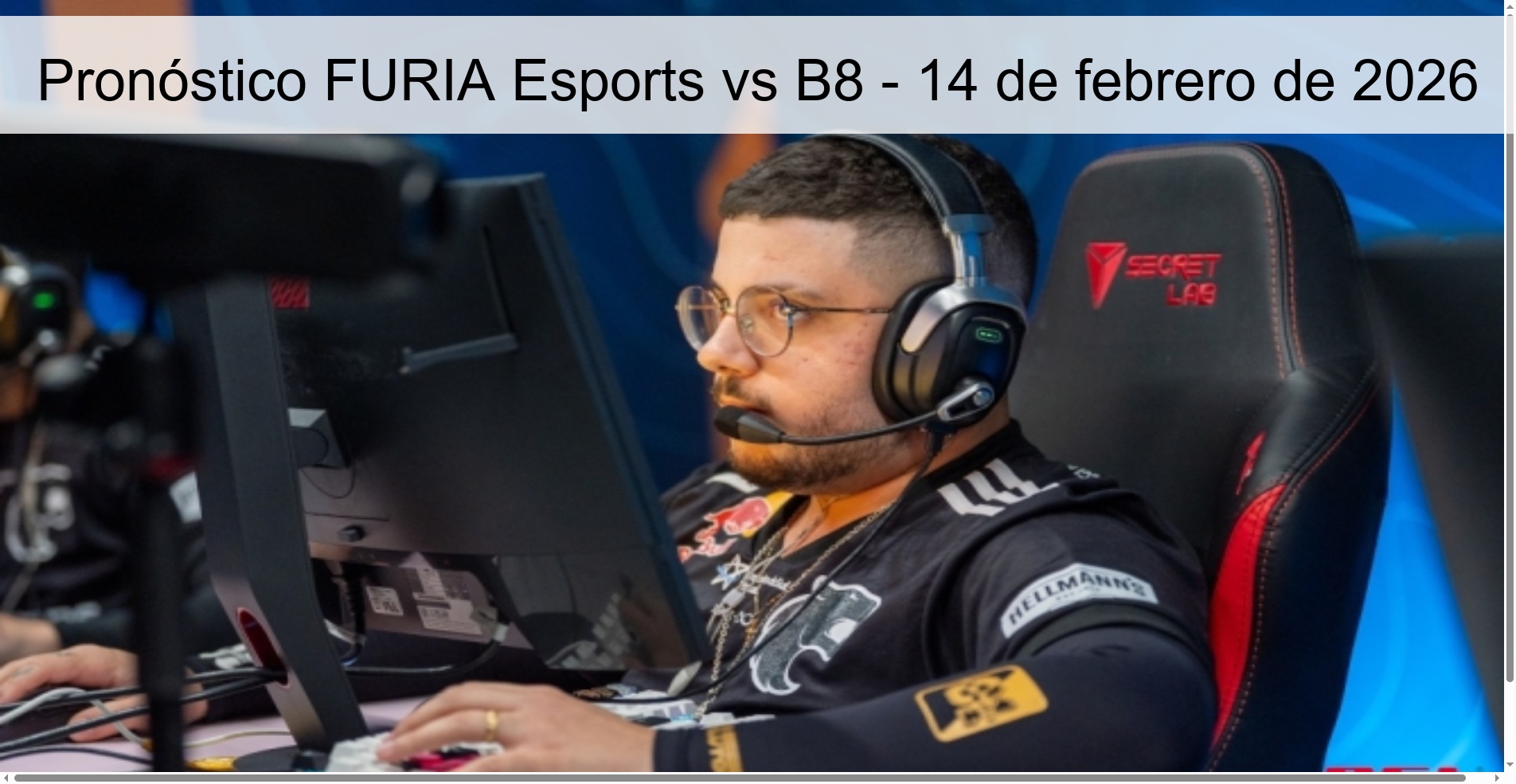 FURIA Esports vs B8 Prediction – February 14, 2026