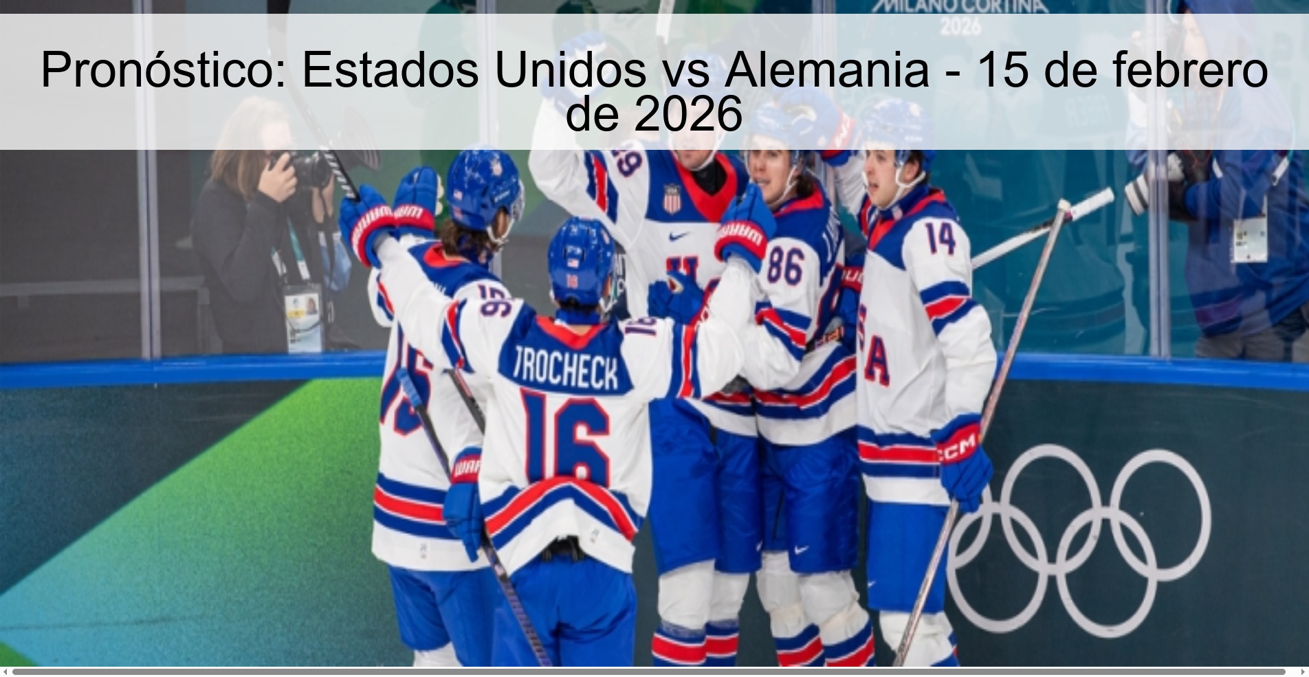 Prediction: United States vs Germany - February 15, 2026