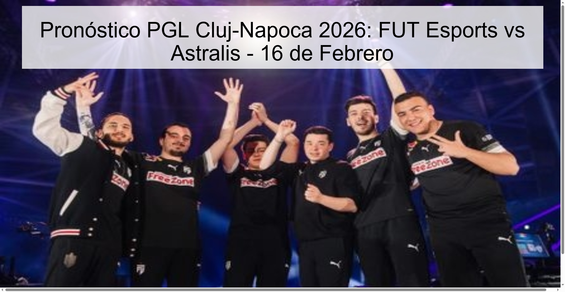 PGL Cluj-Napoca 2026 Prediction: FUT Esports vs Astralis - February 16