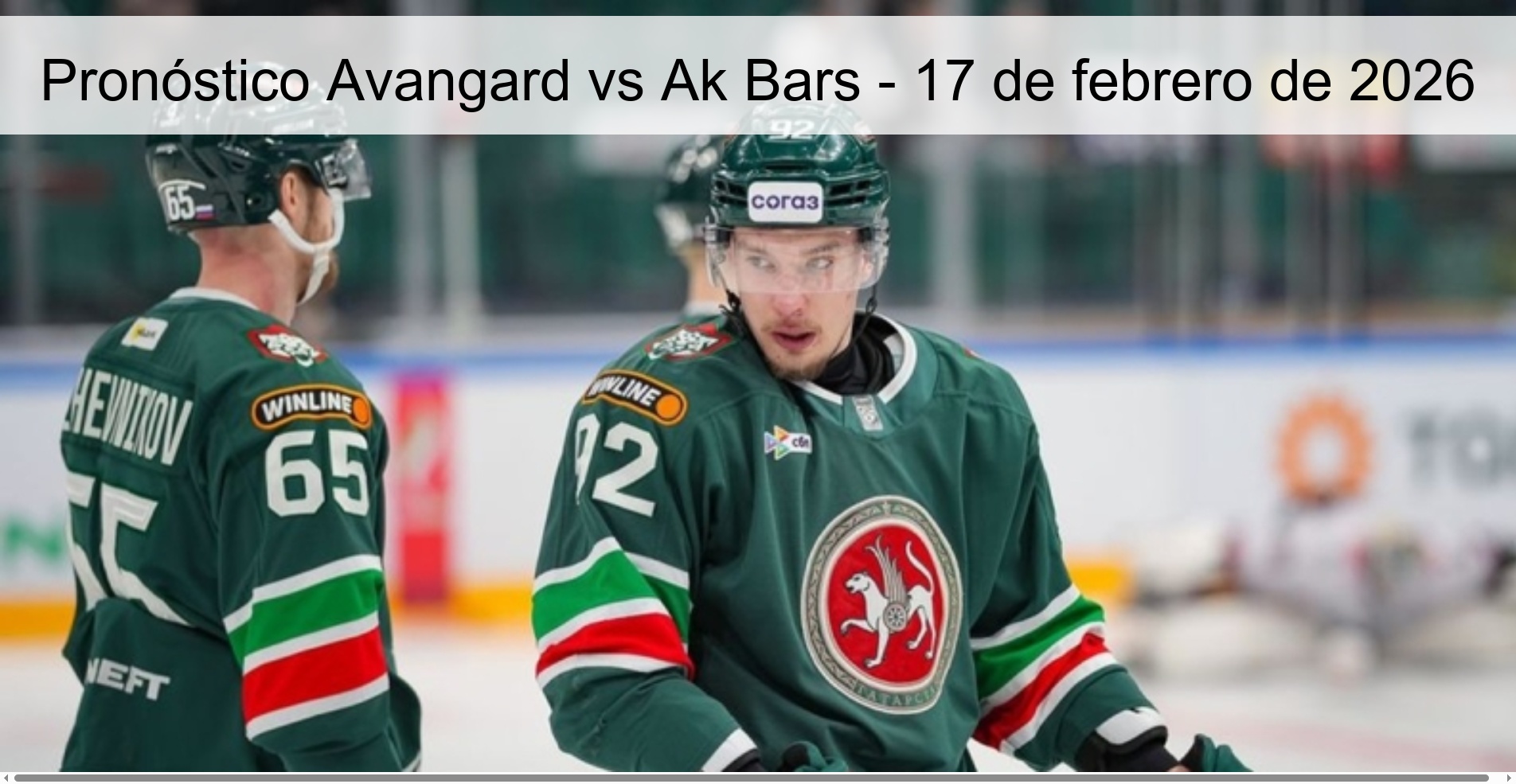 Avangard vs Ak Bars Prediction – February 17, 2026