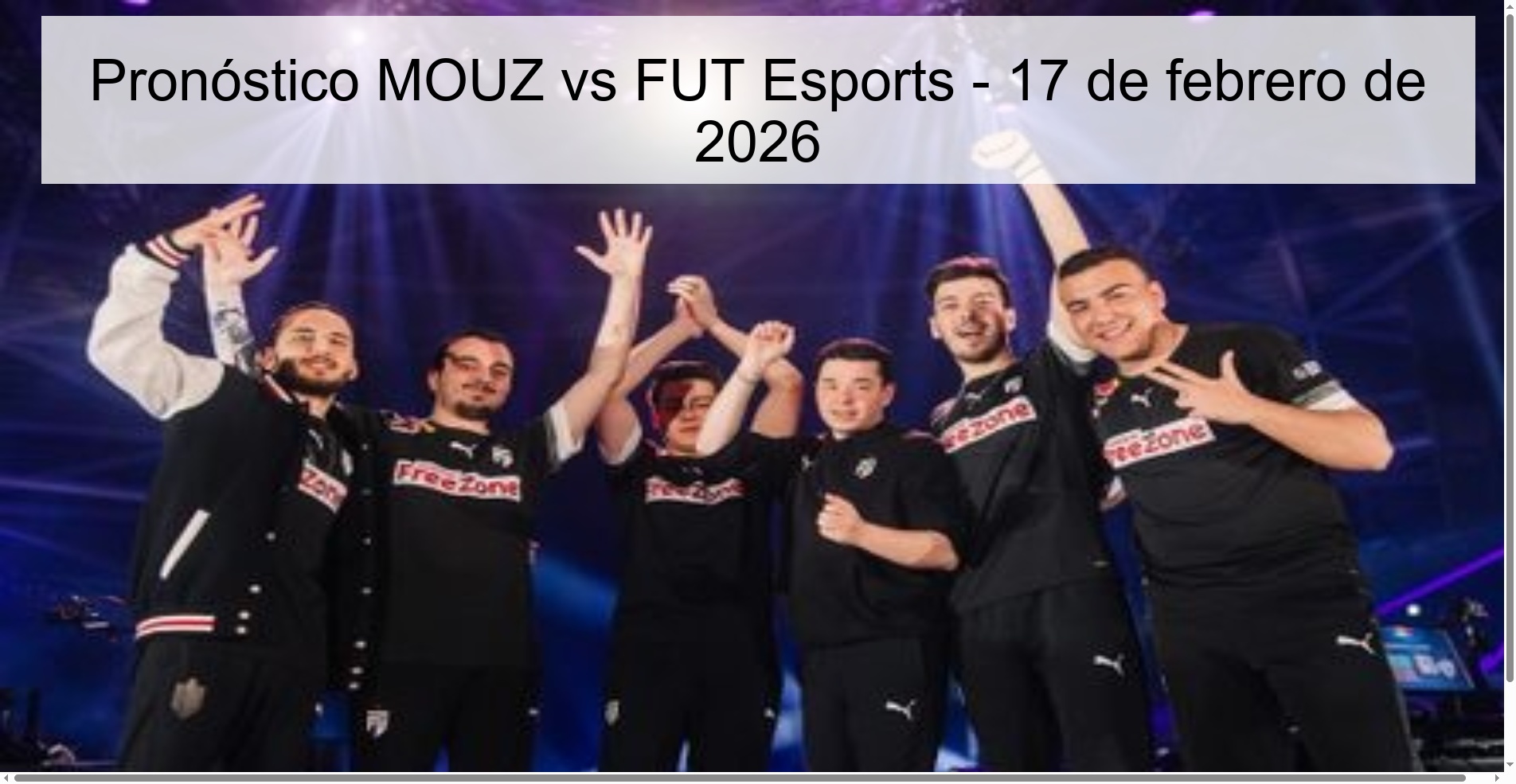MOUZ vs FUT Esports Prediction – February 17, 2026