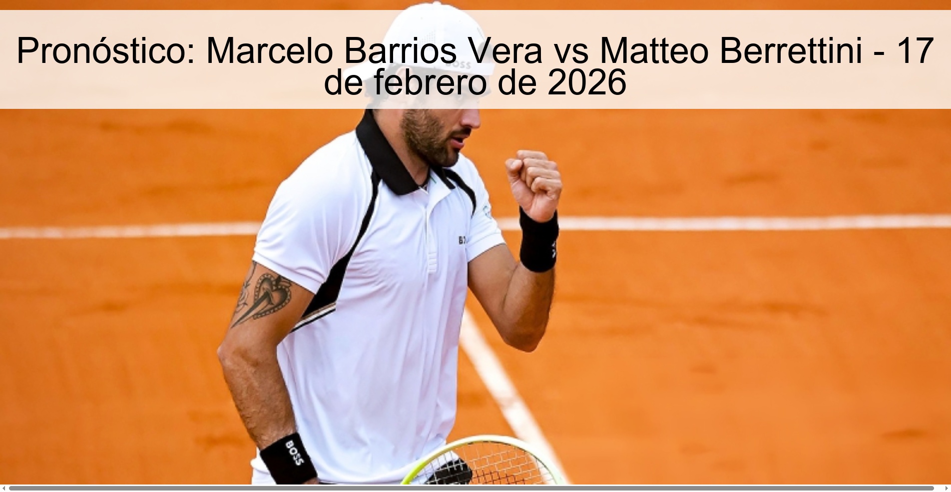 Prediction: Marcelo Barrios Vera vs Matteo Berrettini - February 17, 2026