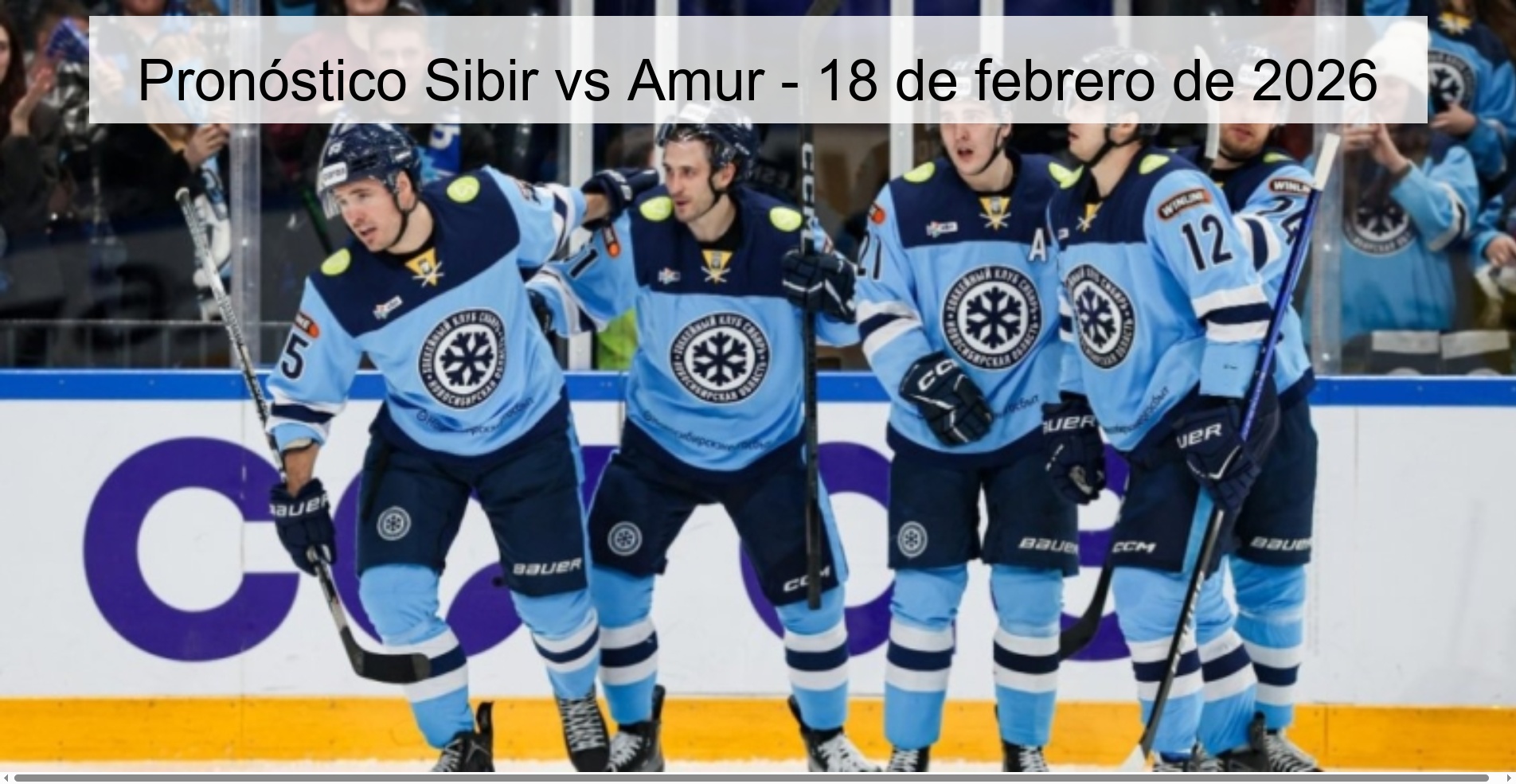 Sibir vs Amur Prediction – February 18, 2026