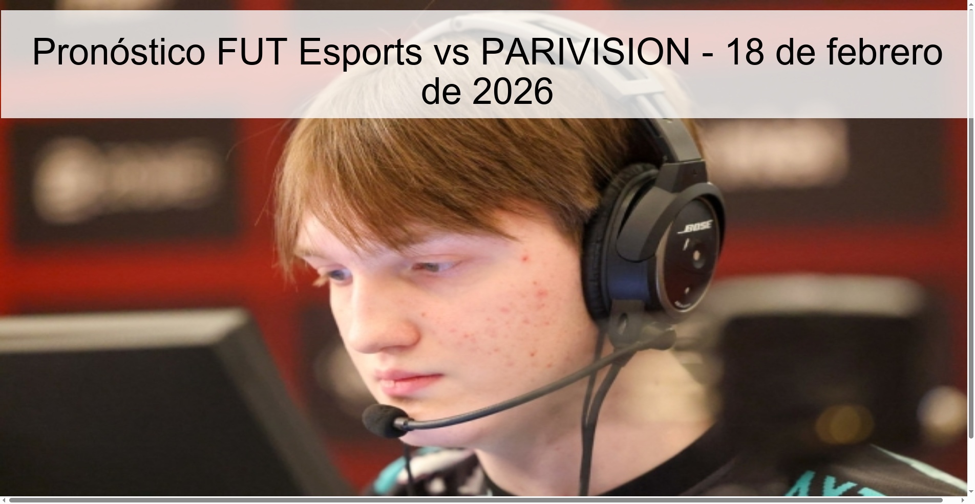 FUT Esports vs PARIVISION Prediction – February 18, 2026