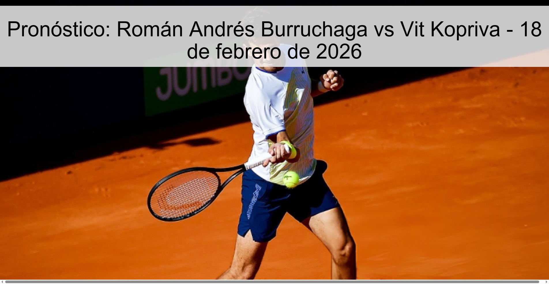 Prediction: Román Andrés Burruchaga vs Vit Kopriva - February 18, 2026