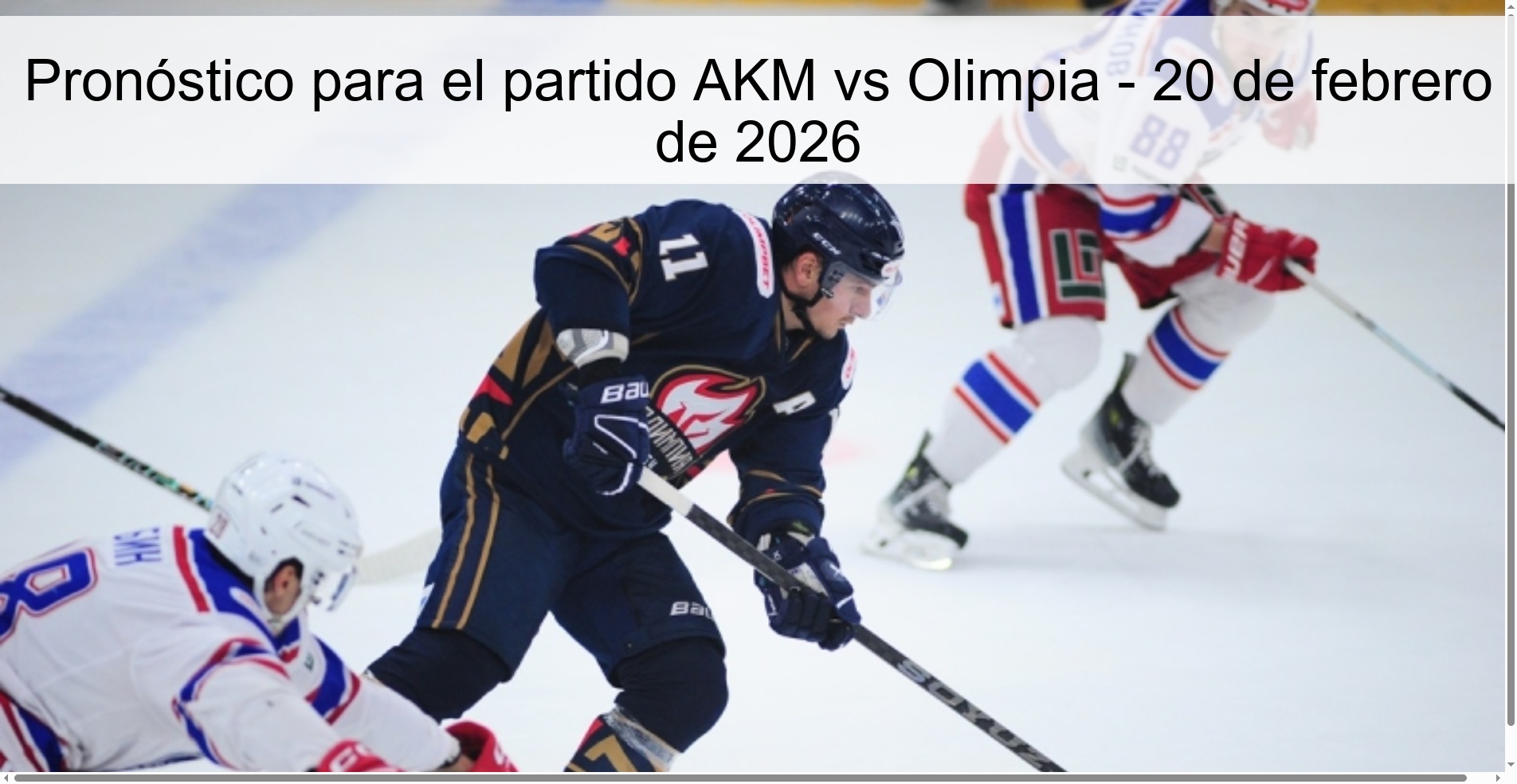 Prediction for the match AKM vs Olimpia - February 20, 2026