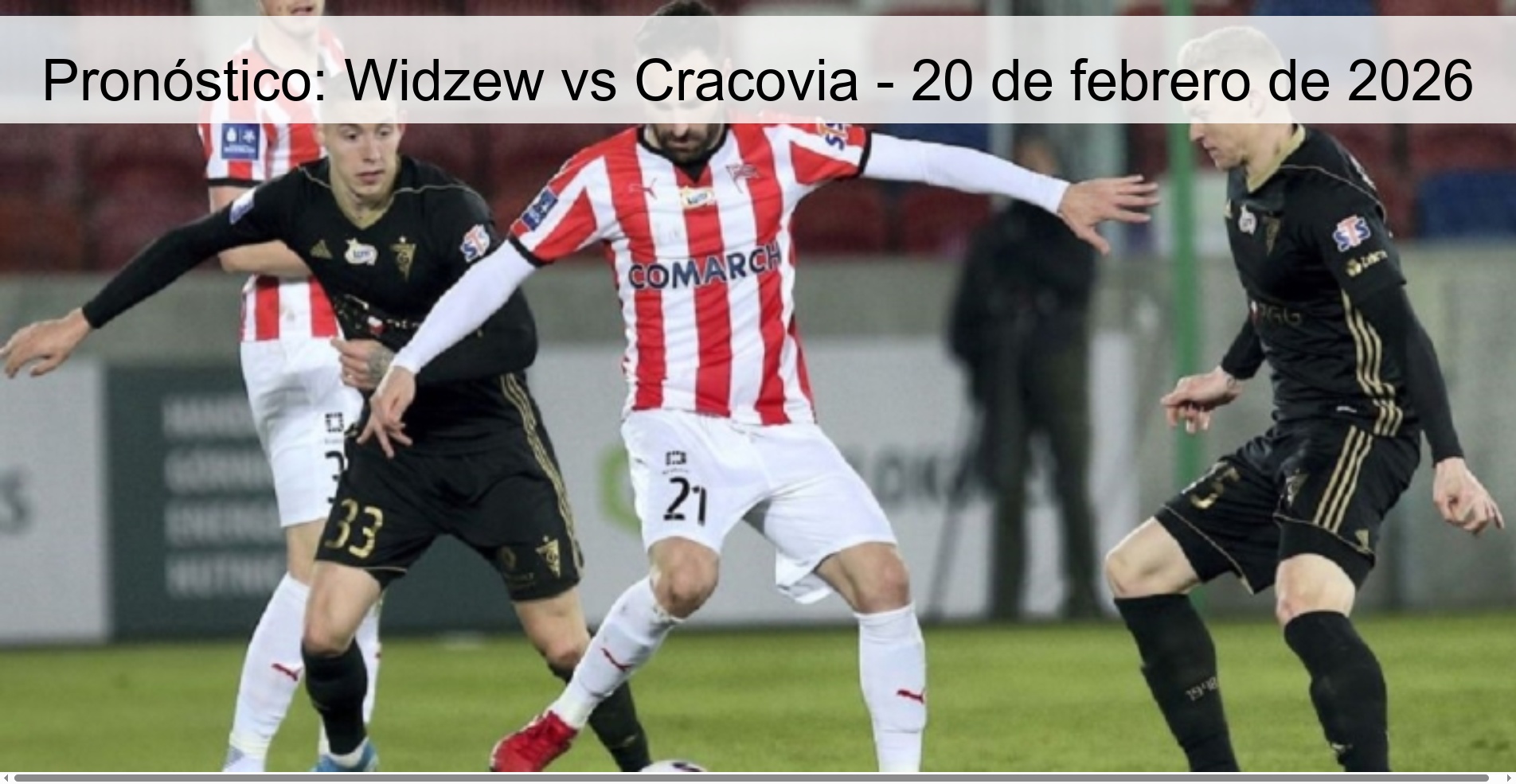 Pronóstico: Widzew vs Cracovia - 20 de febrero de 2026
