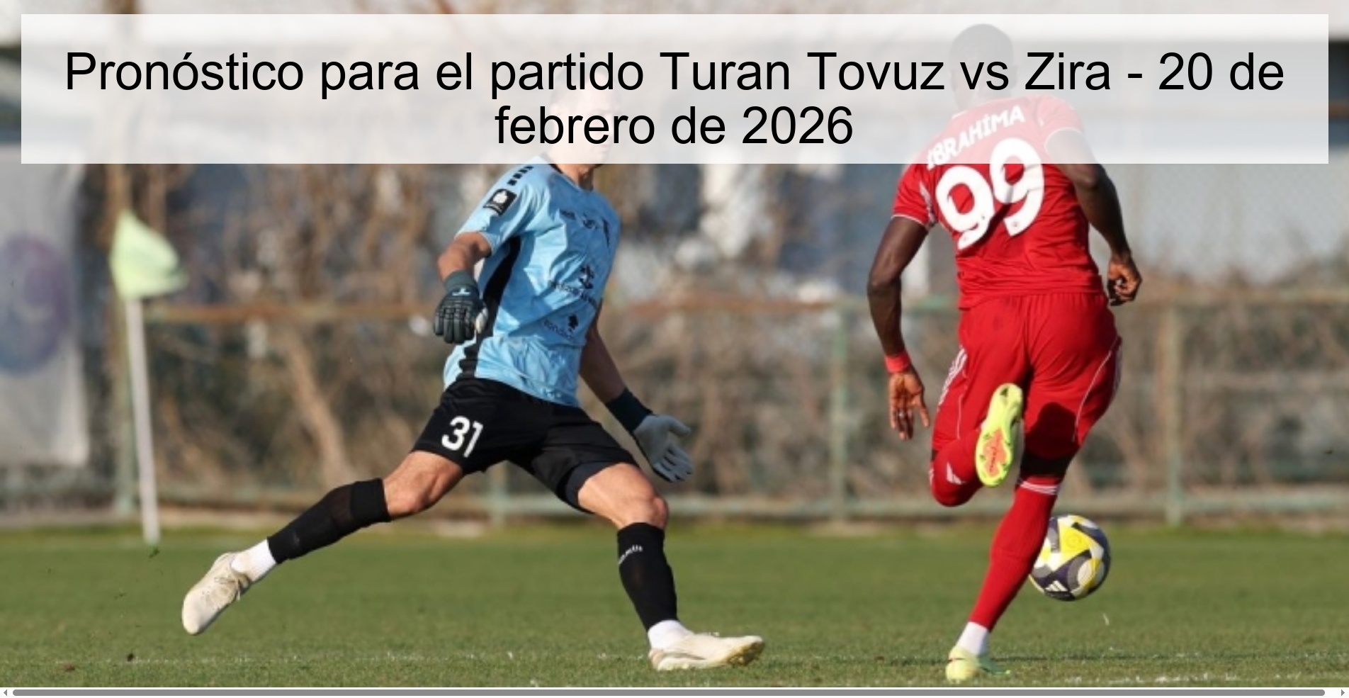 Prediction for the match Turan Tovuz vs Zira - February 20, 2026