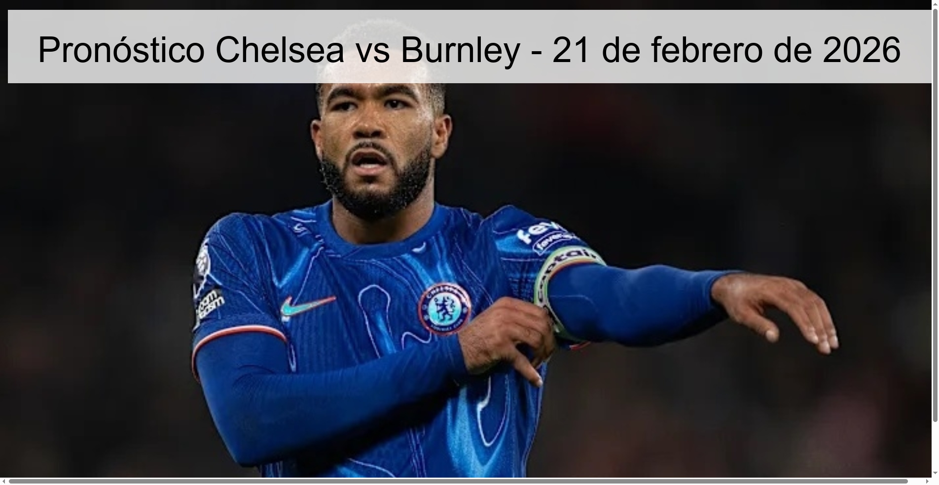 Chelsea vs Burnley Prediction – February 21, 2026