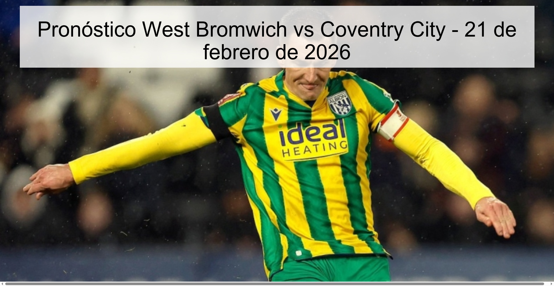 West Bromwich vs Coventry City Prediction – February 21, 2026