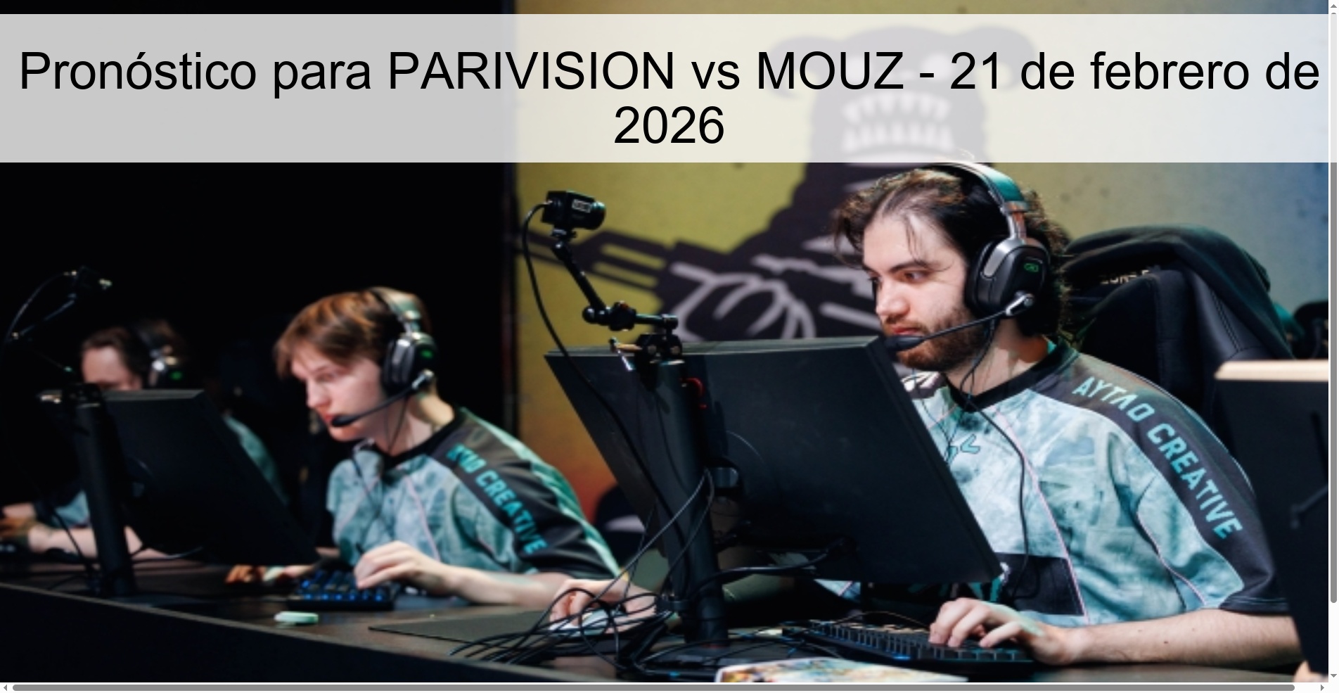 Prediction for PARIVISION vs MOUZ – February 21, 2026