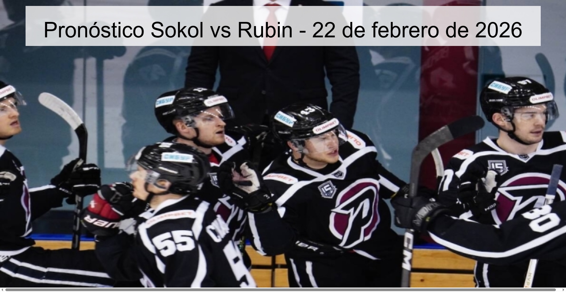 Sokol vs Rubin Prediction – February 22, 2026