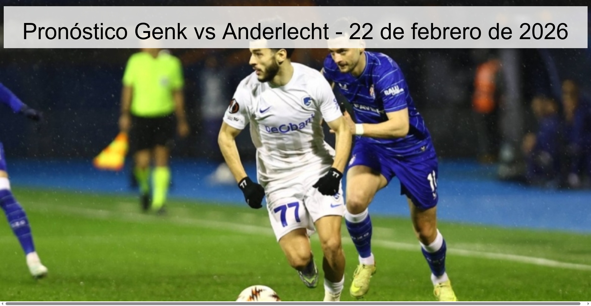 Genk vs Anderlecht Prediction – February 22, 2026