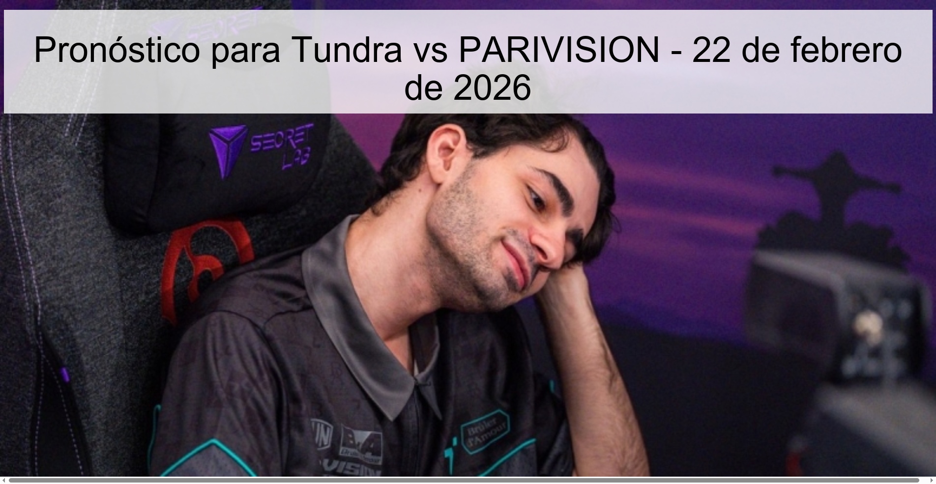 Prediction for Tundra vs PARIVISION – February 22, 2026