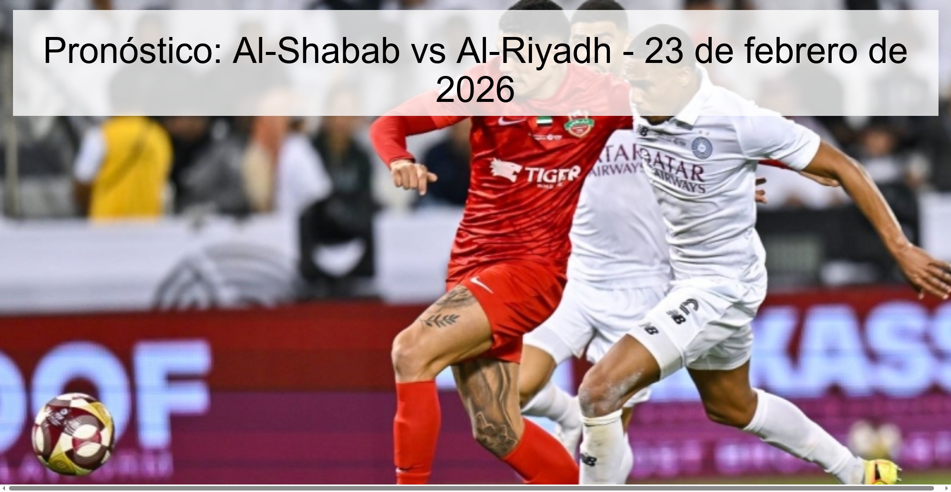 Prediction: Al-Shabab vs Al-Riyadh – February 23, 2026