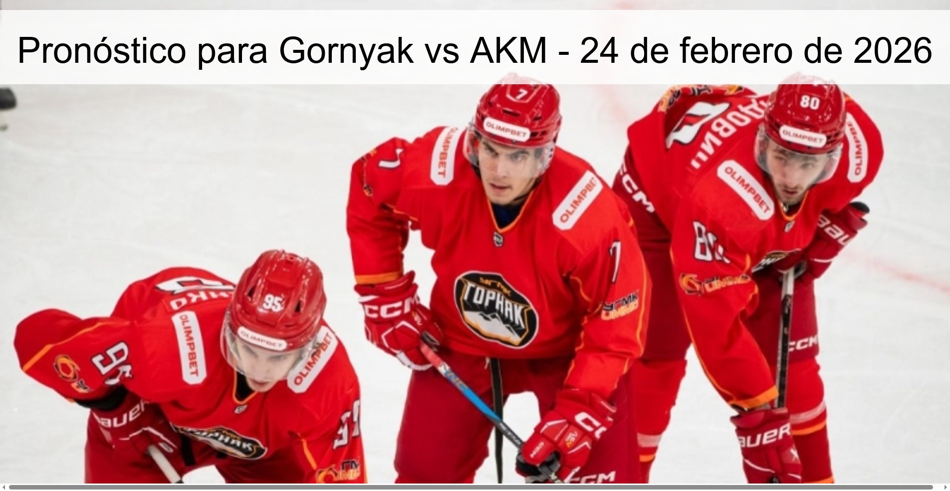 Pronóstico para Gornyak vs AKM - 24 de febrero de 2026