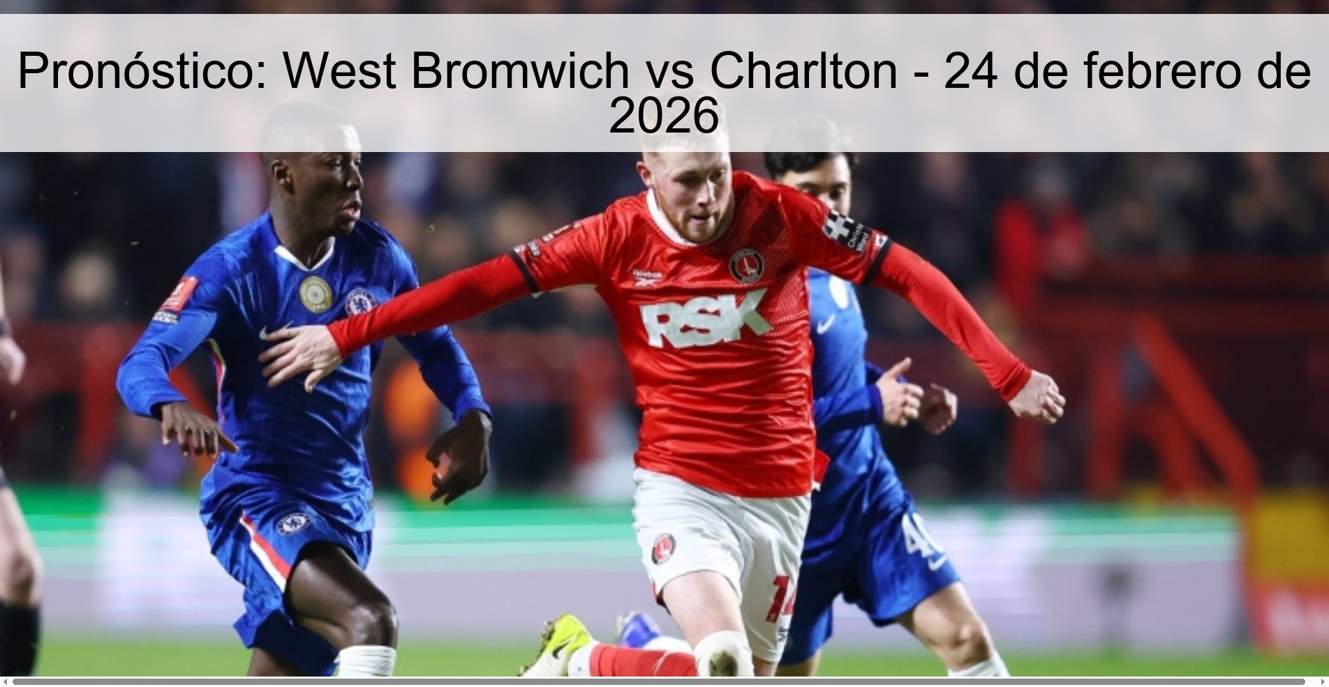 Prediction: West Bromwich vs Charlton – February 24, 2026