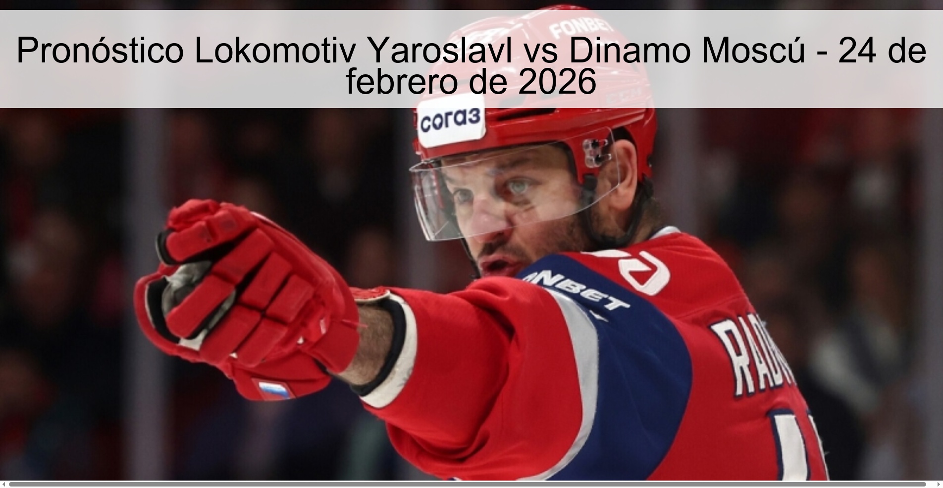 Lokomotiv Yaroslavl vs Dinamo Moscow Prediction – February 24, 2026