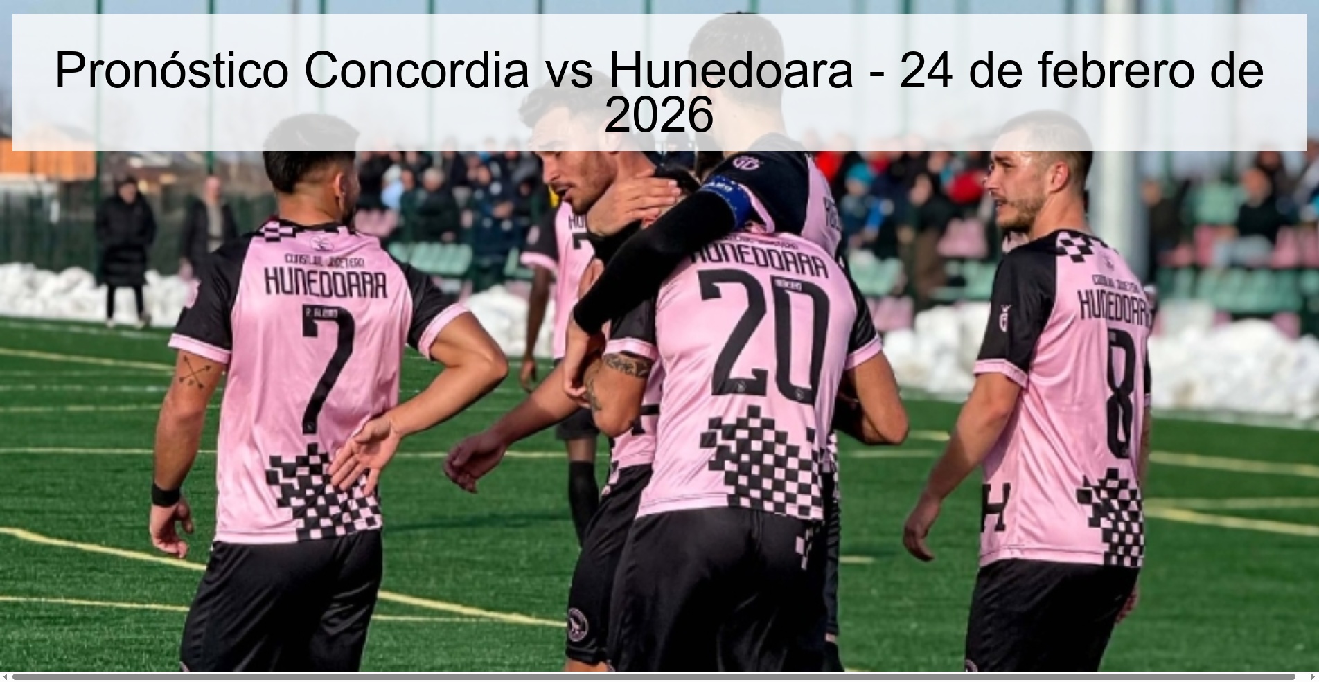 Concordia vs Hunedoara Prediction – February 24, 2026 Concordia vs Hunedoara Prediction – February 24, 2026
